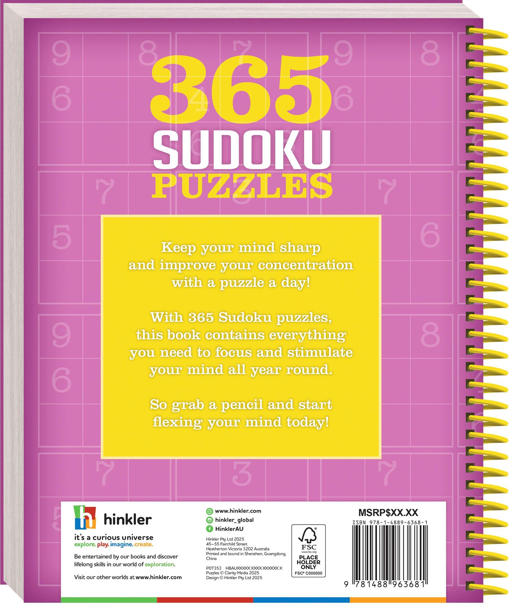 365 Puzzles Sudoku 26'
