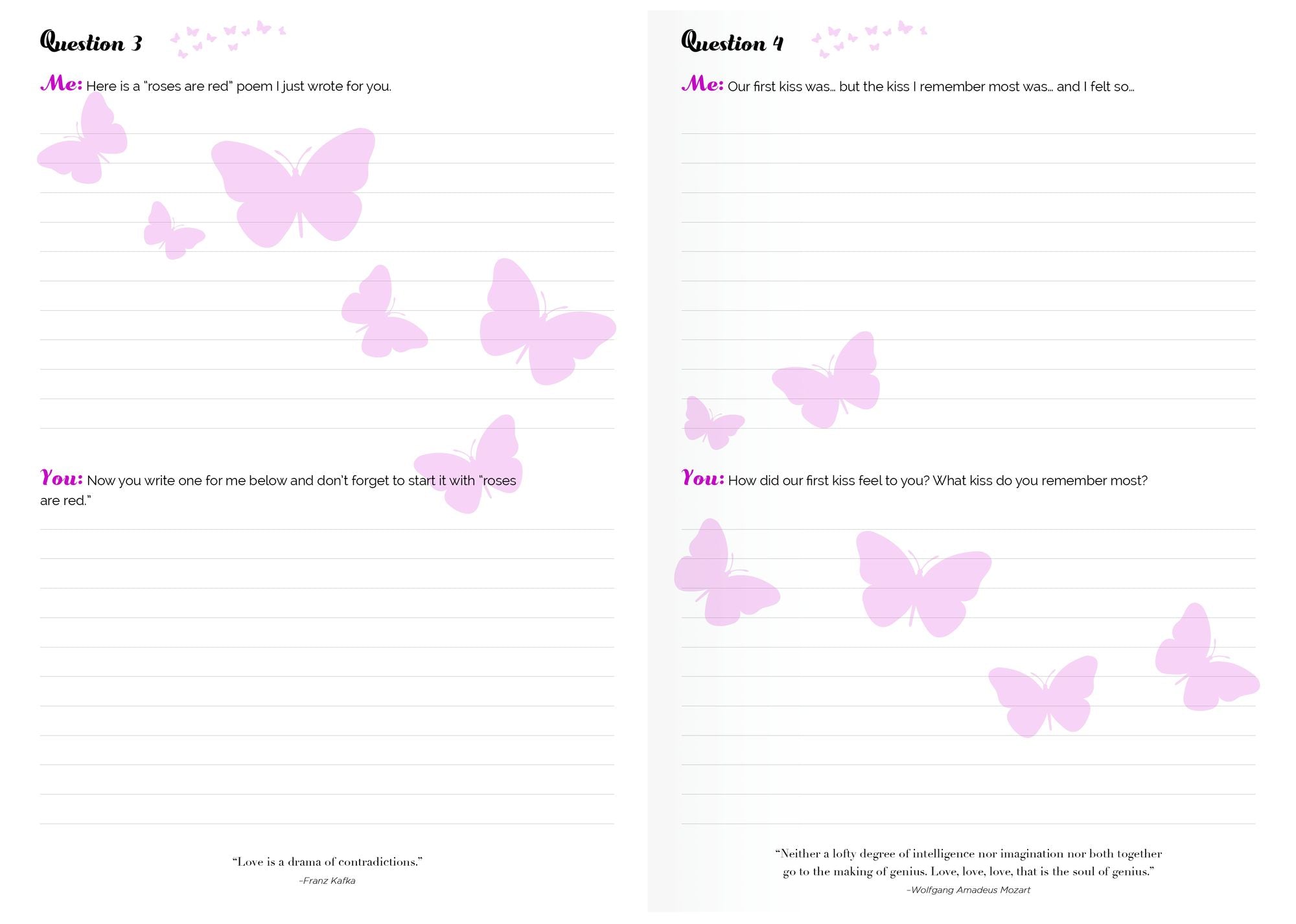 Why I Love You Journal