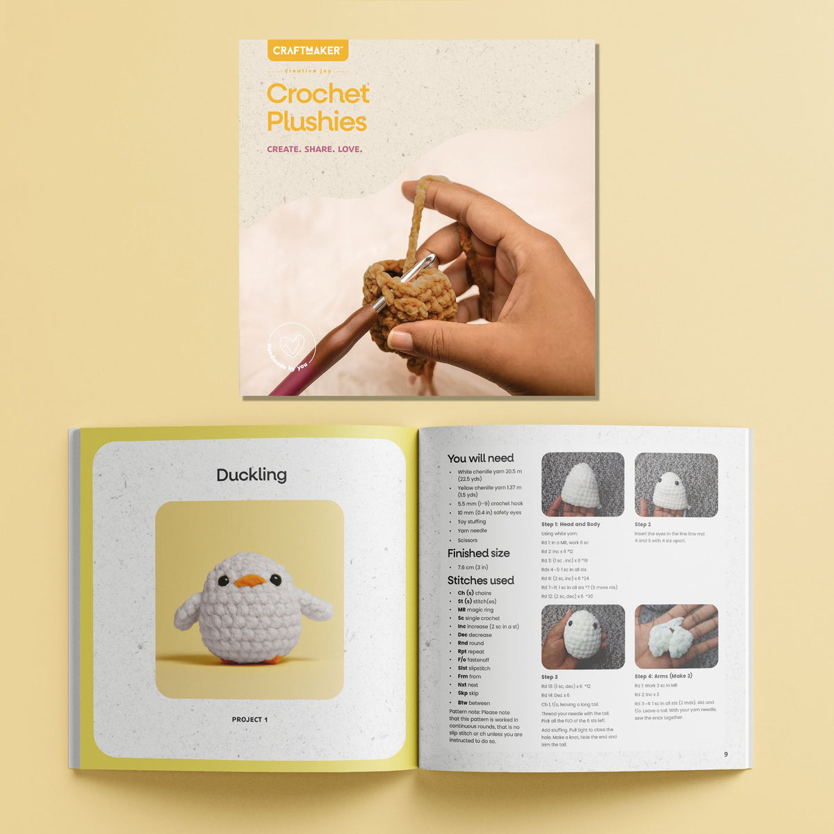 Craft Maker Crochet Plushies Kit