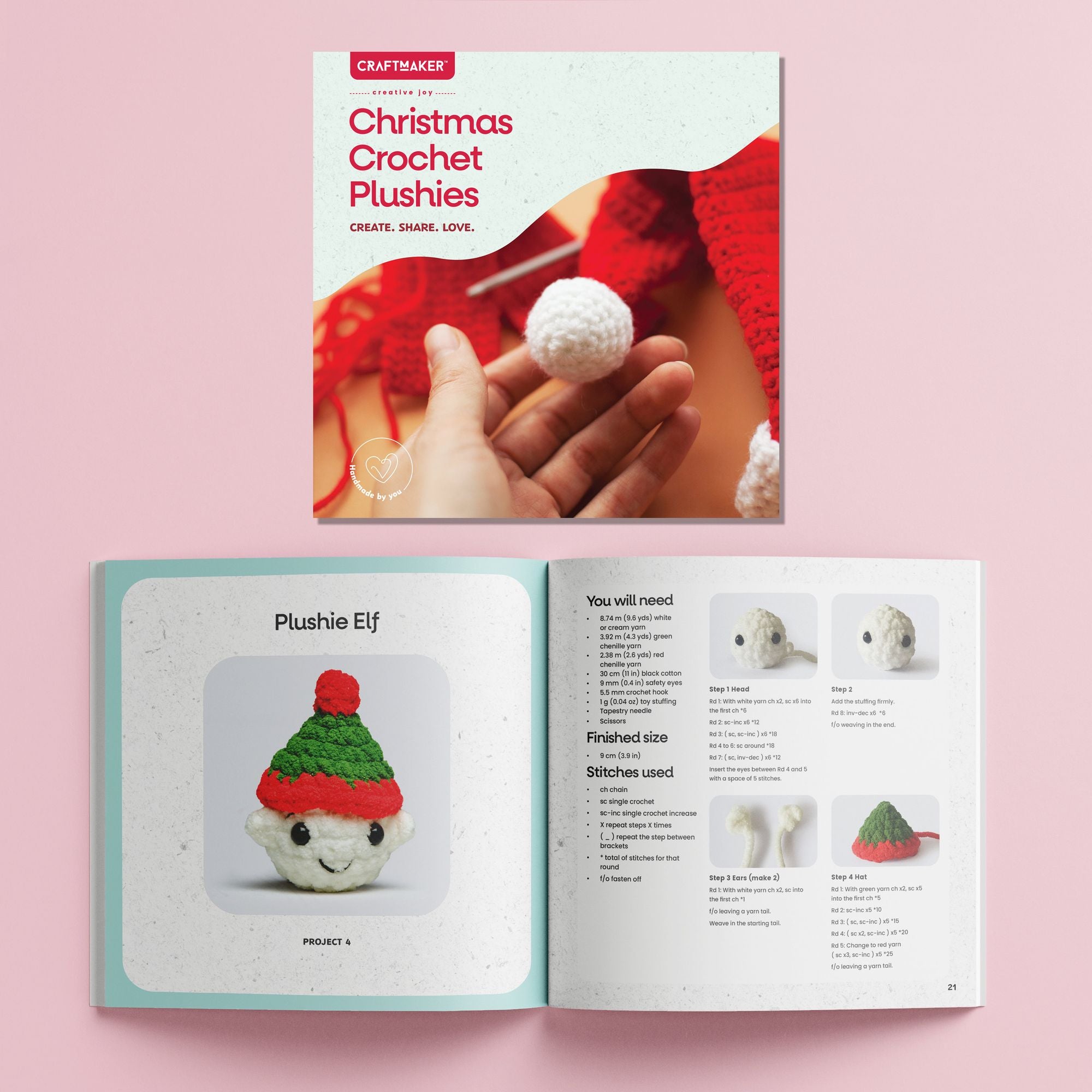 Deluxe Christmas Crochet Plushies Kit