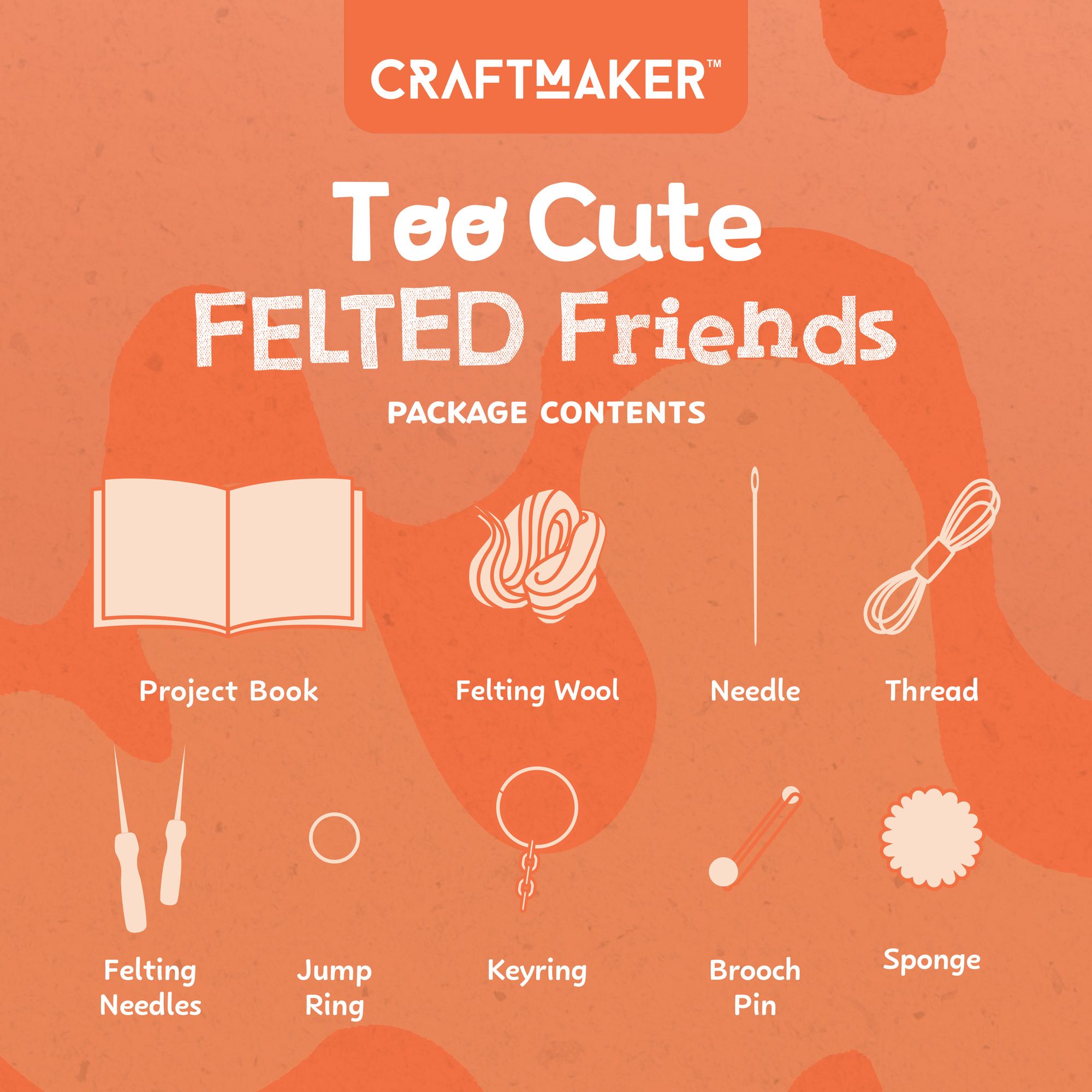 Craft Maker My Felted Friends Kit