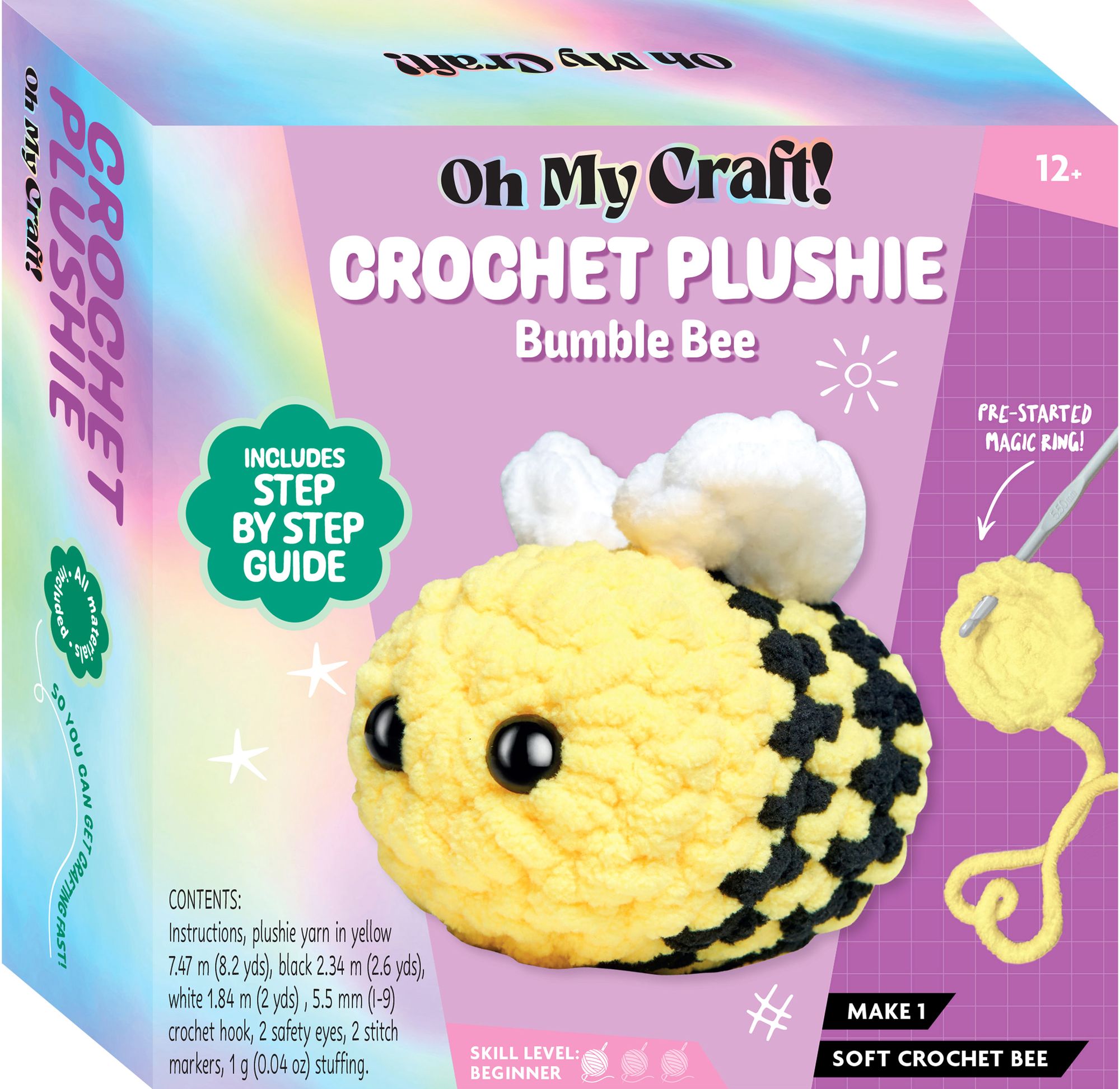 Oh My Craft Bumble Bee Crochet Plushie