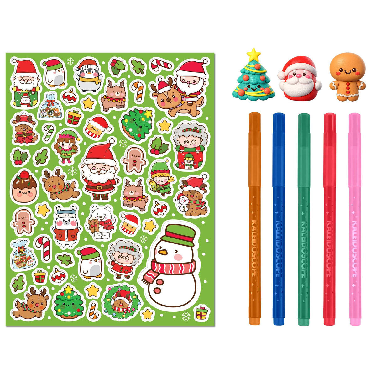 Kaleidoscope Kit w/ Toppers - Kawaii Xmas