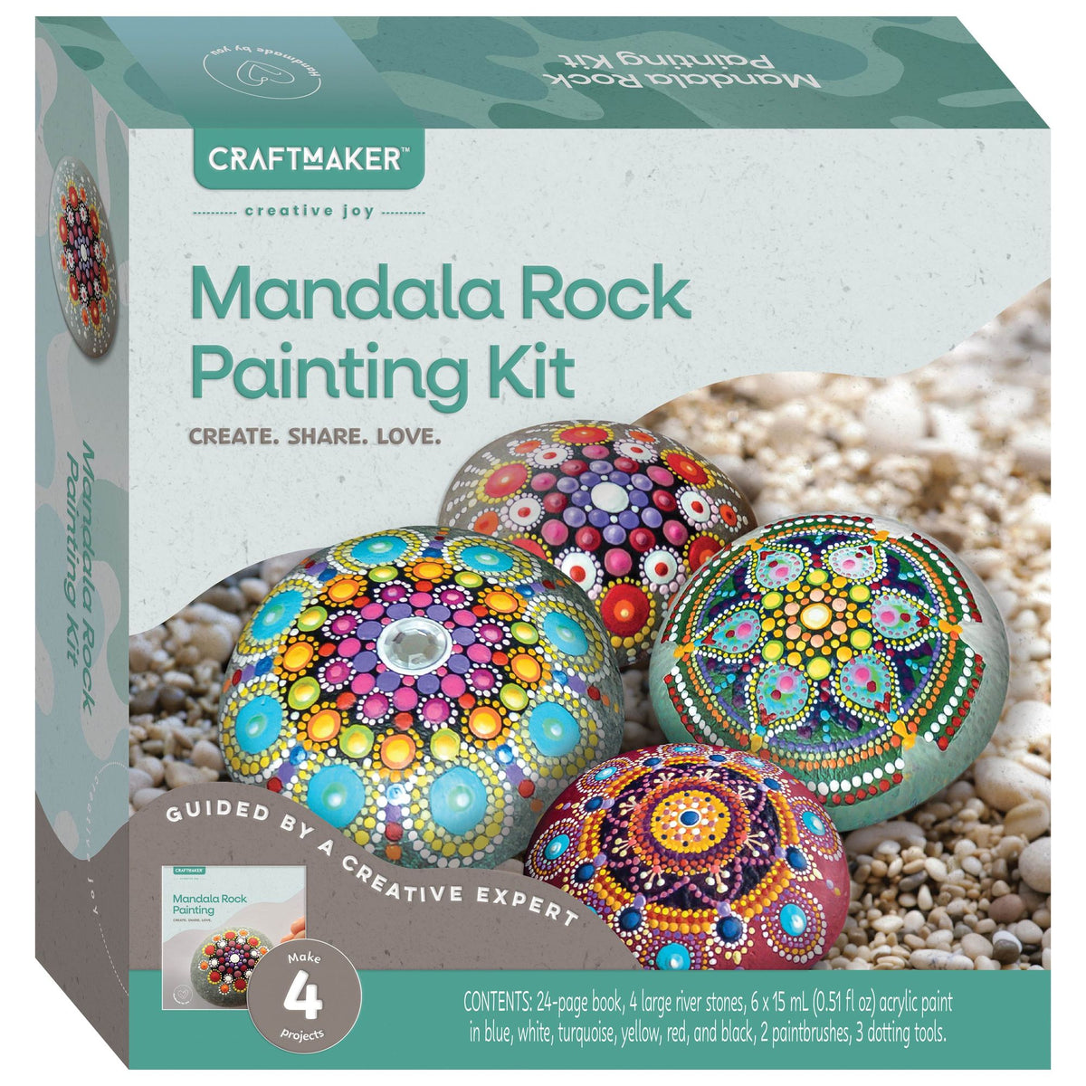 Craft Maker - Mandala Rock Painting Kit
