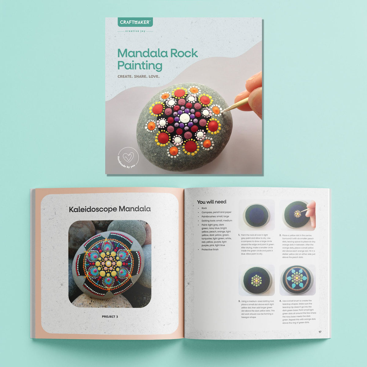Craft Maker - Mandala Rock Painting Kit