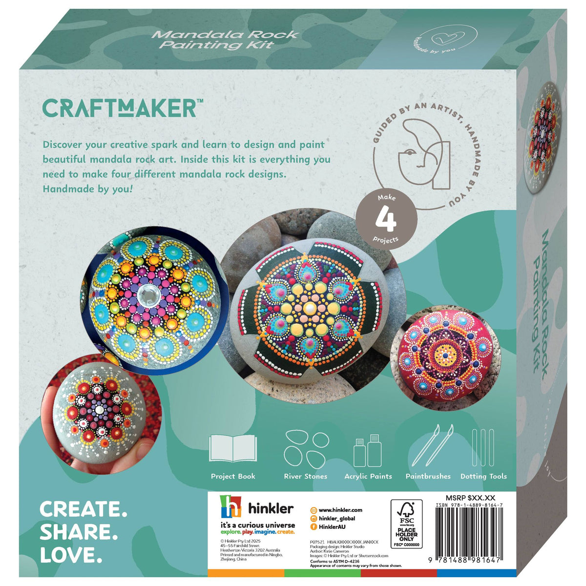 Craft Maker - Mandala Rock Painting Kit