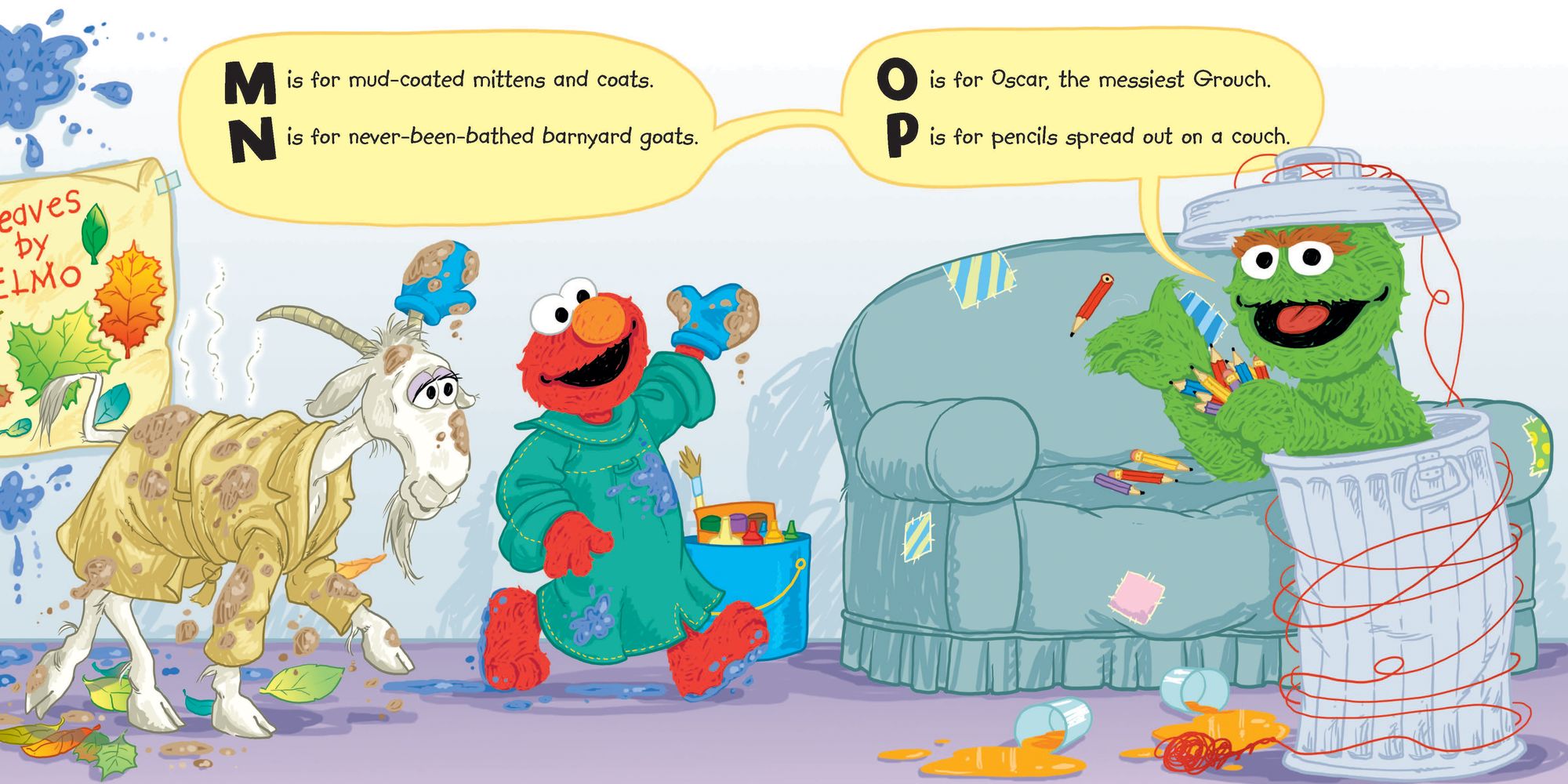 The Messy Alphabet Book!: An ABC Book!