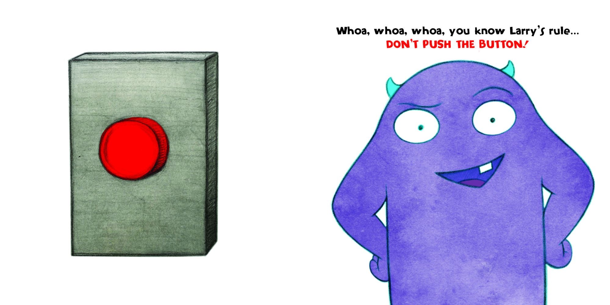 Don't Push the Button! A Christmas Adventure: An Interactive Holiday Book For Toddlers