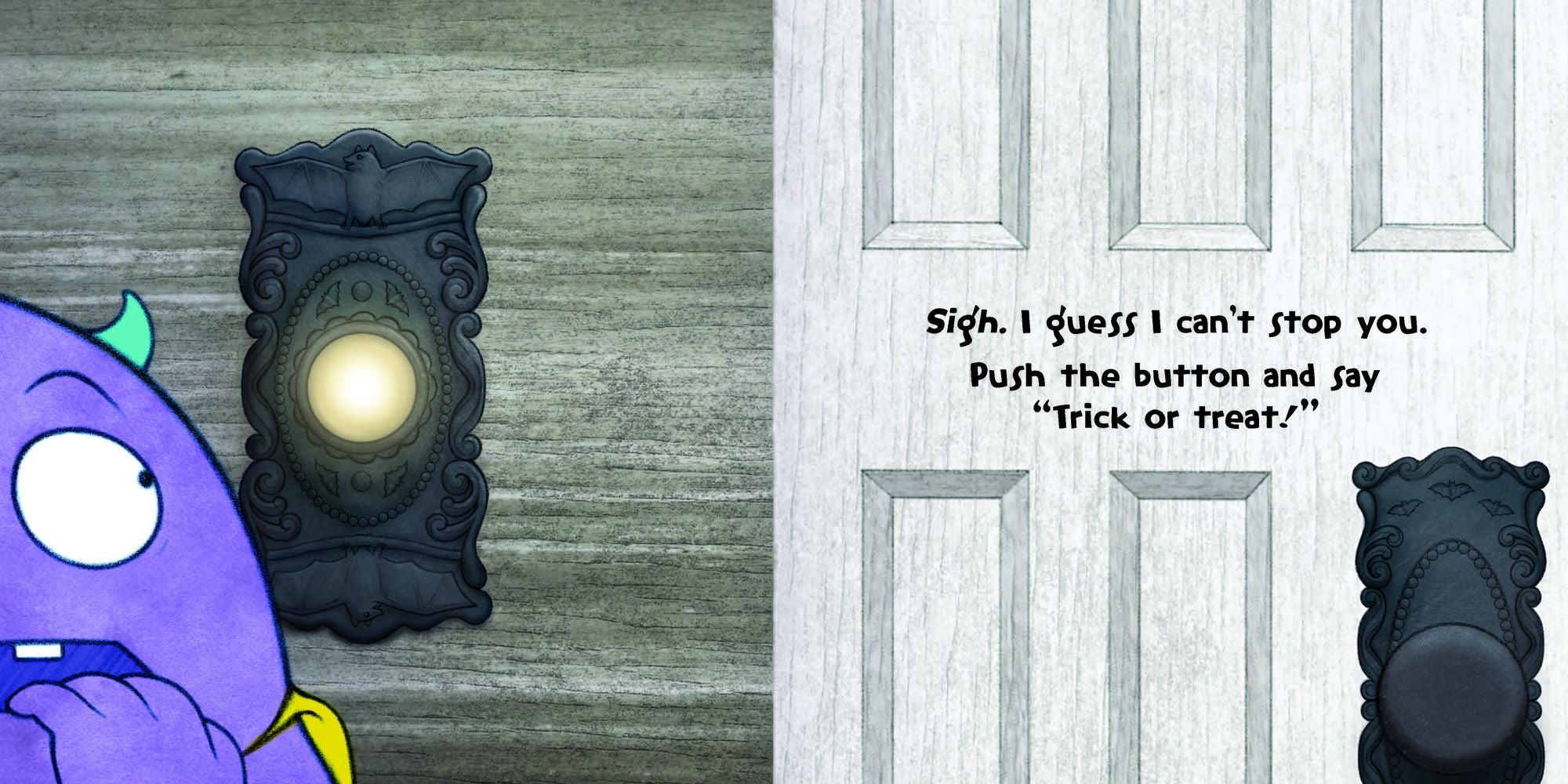 Don't Push the Button! A Halloween Treat