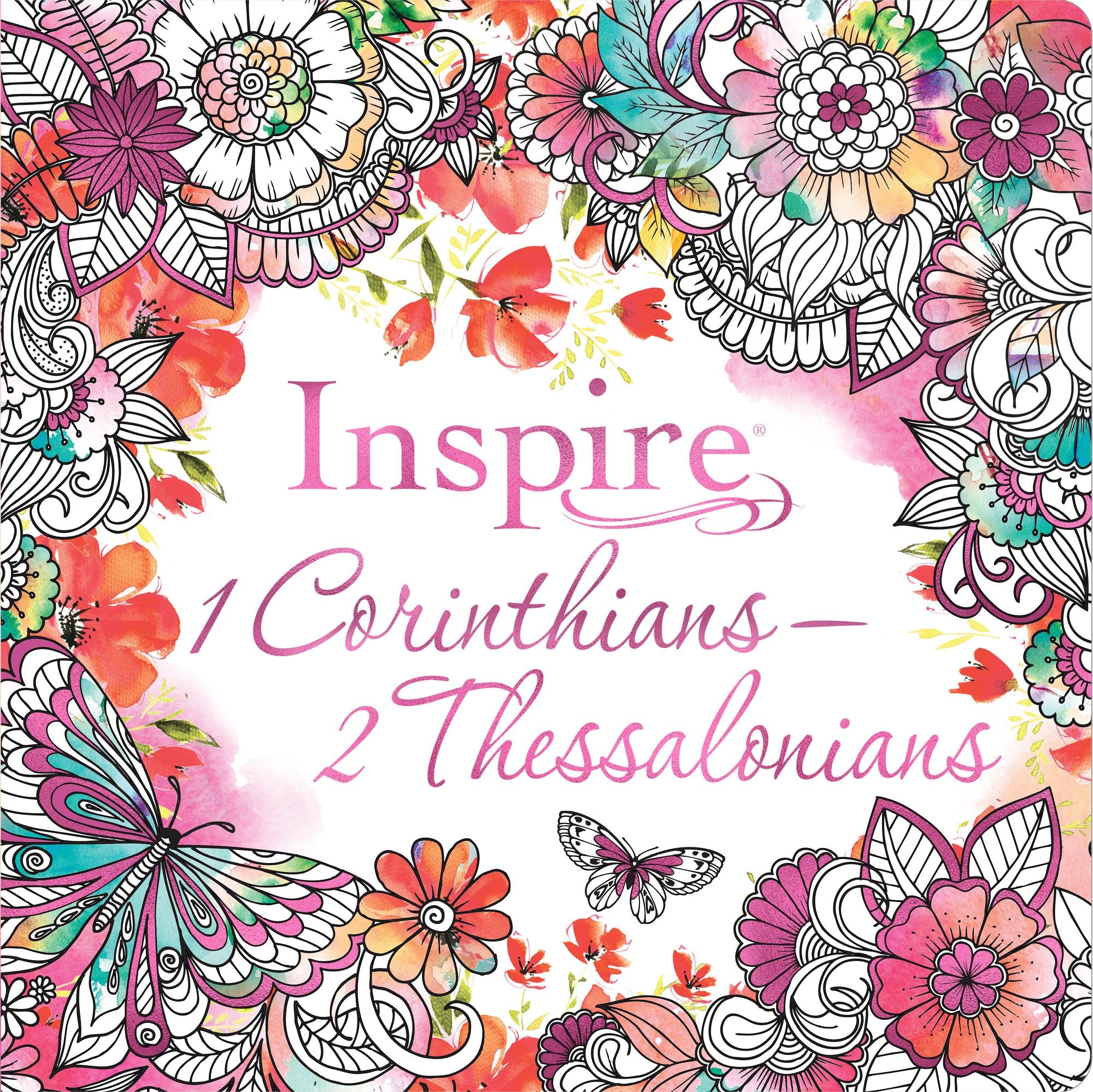 Inspire: 1 Corinthians--2 Thessalonians (Softcover): Coloring & Creative Journaling through 1 Corinthians--2 Thessalonians