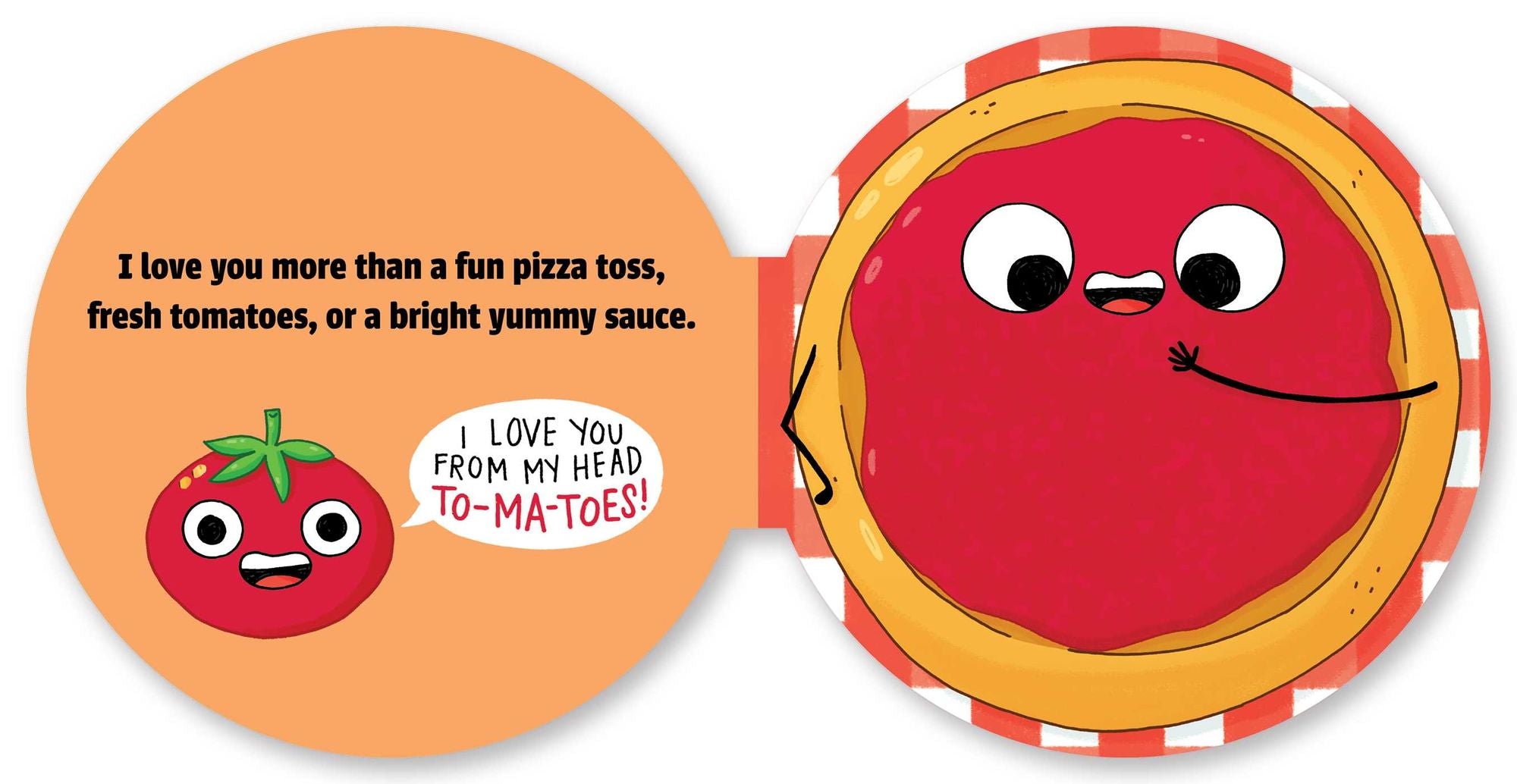 A Pizza My Heart (A Shaped Novelty Board Book for Toddlers)