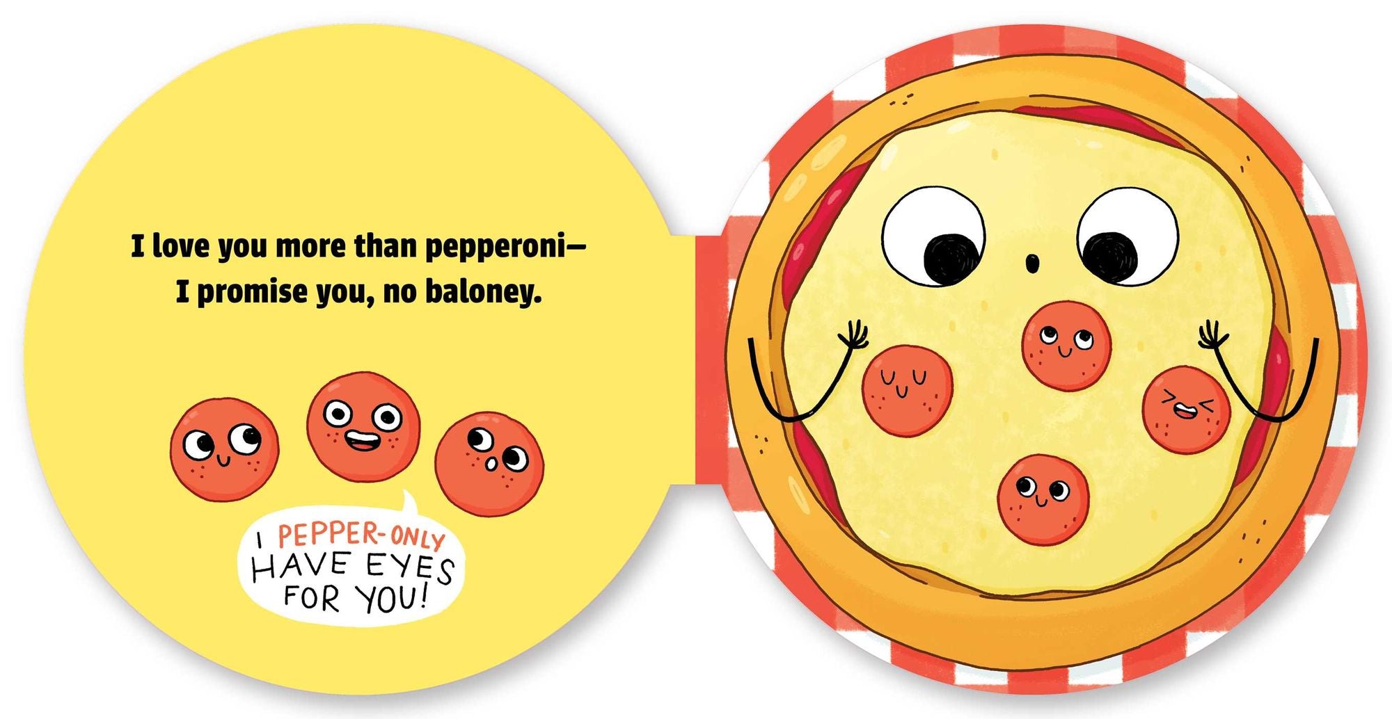 A Pizza My Heart (A Shaped Novelty Board Book for Toddlers)