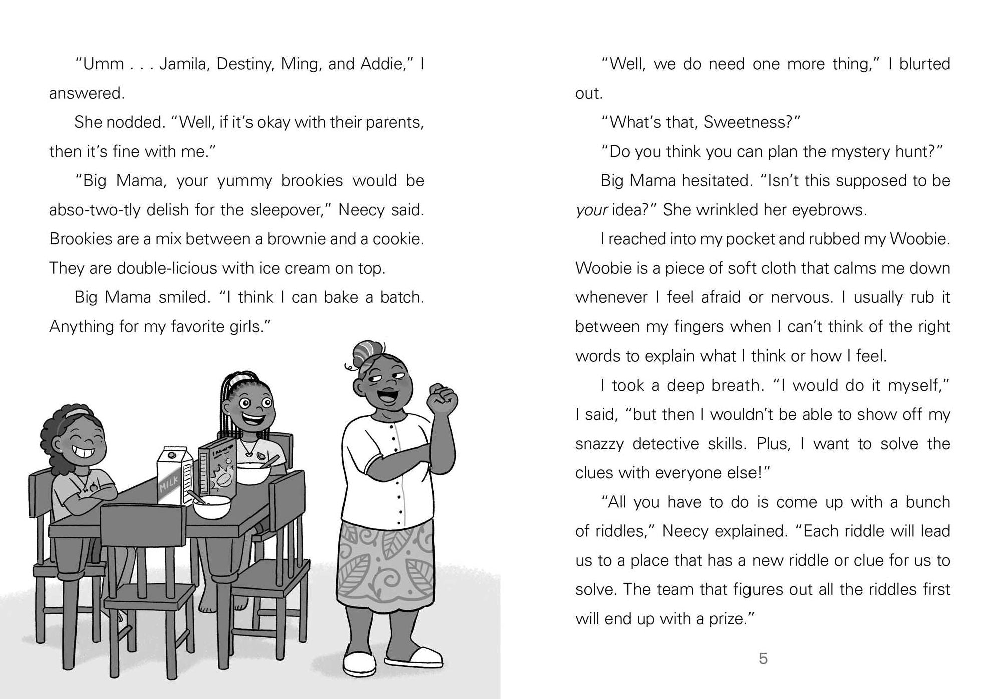 Neecy and Nay Nay and the Mystery Sleepover (Neecy and Nay Nay #4) (A Little Bee Books Chapter Book Series)