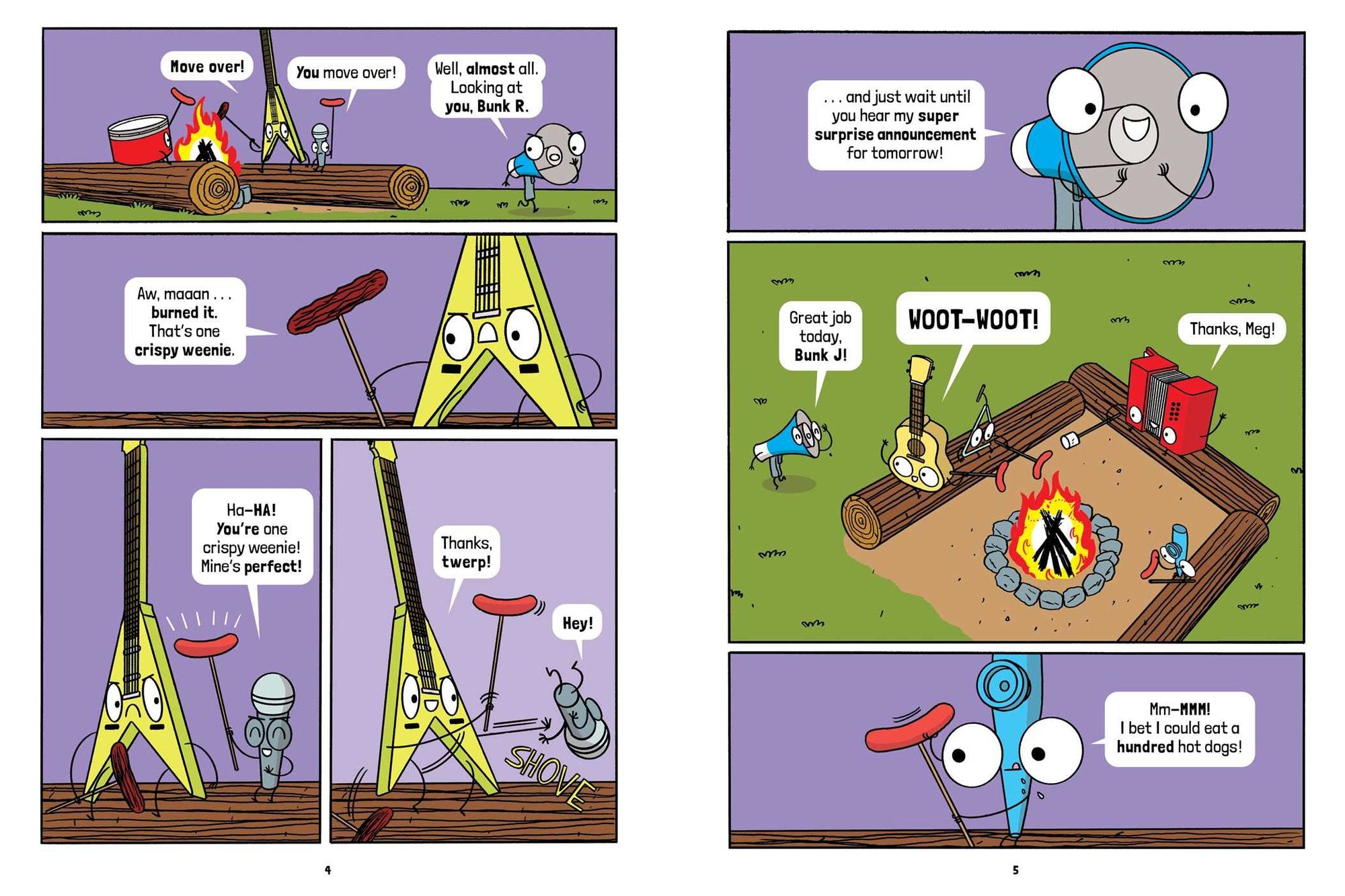 Band Camp! 4: The Big Audition (Band Camp! #4)(A Little Bee Graphic Novel Series for Kids)