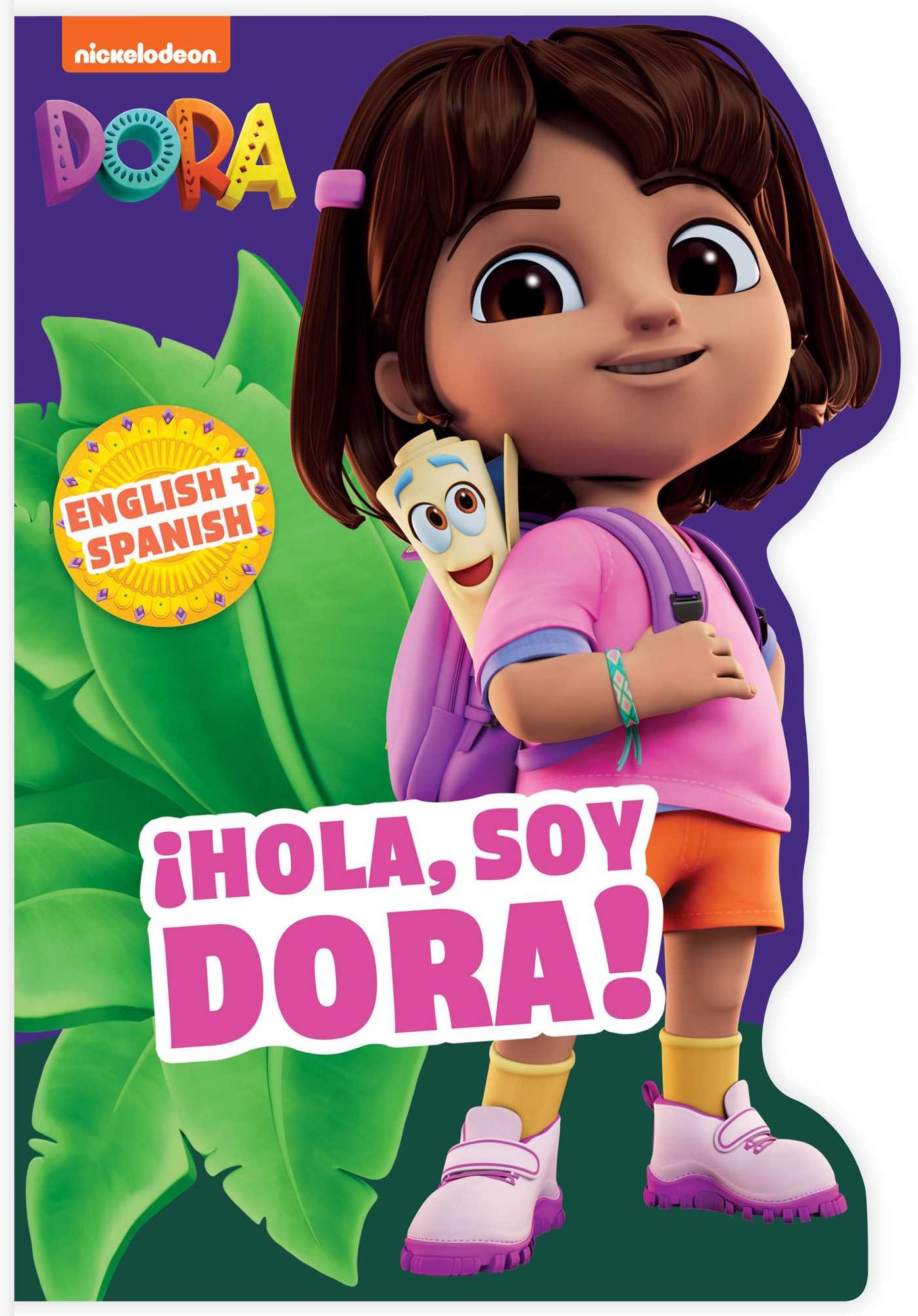 Dora the Explorer: Hola, Soy Dora! (A Dora the Explorer Nickelodeon English-Spanish Bilingual Shaped Board Book for Kids)