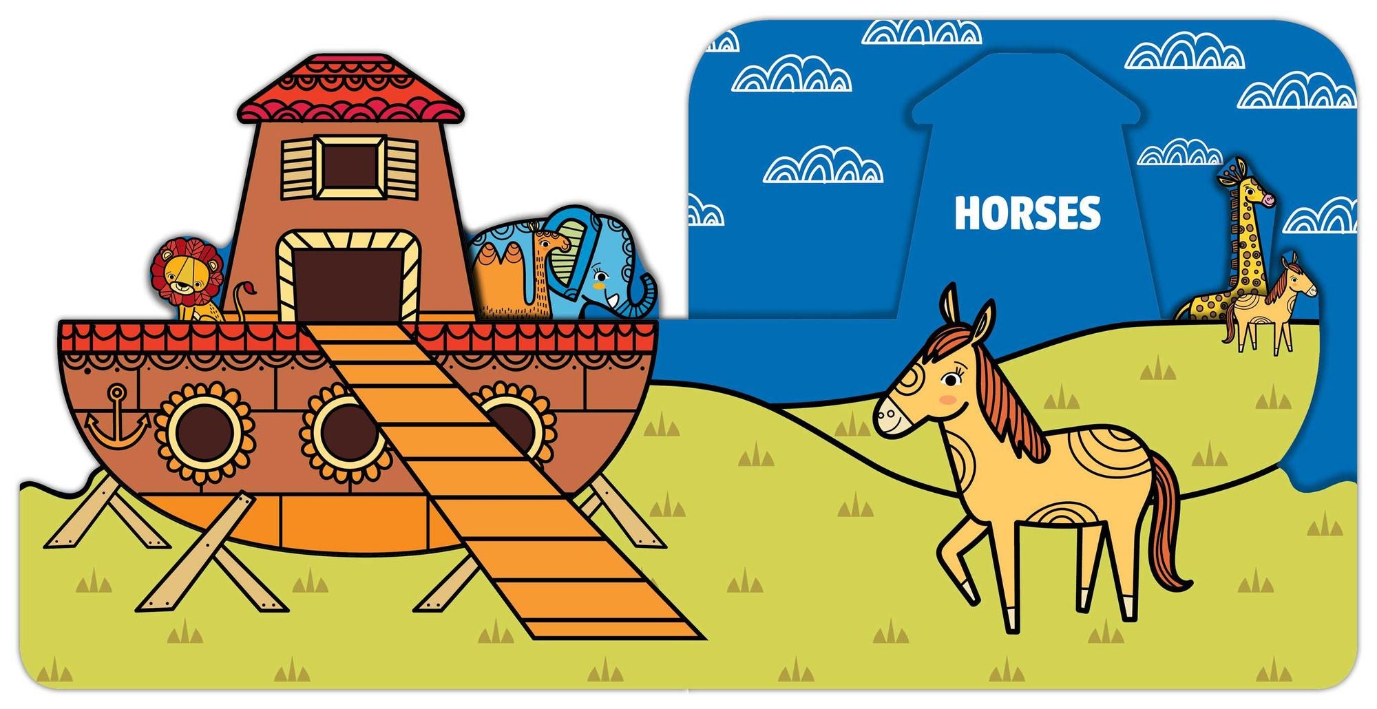 Baby's First Noah's Ark (A Boat-Shaped Novelty Board Book for Toddlers)