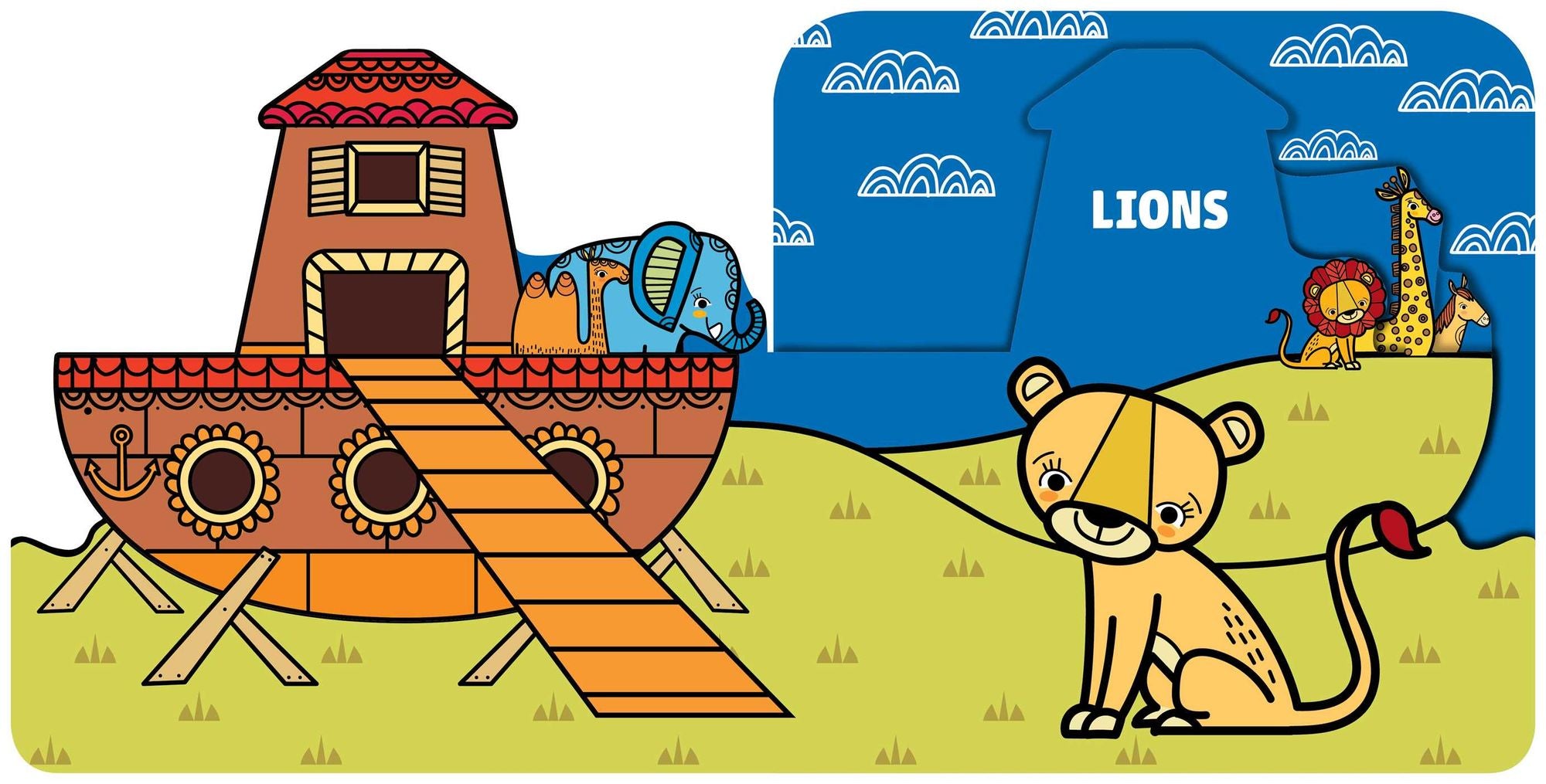 Baby's First Noah's Ark (A Boat-Shaped Novelty Board Book for Toddlers)