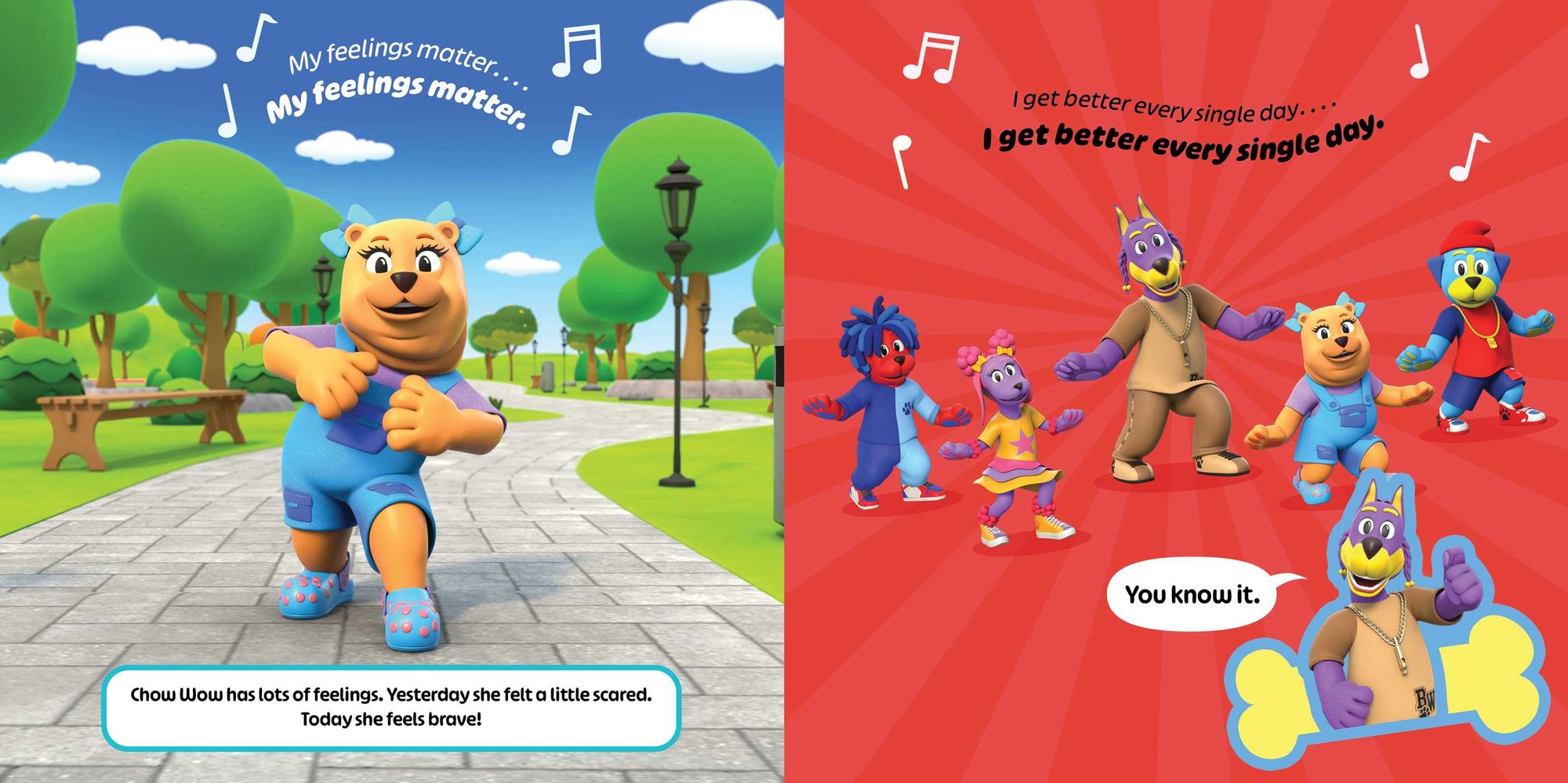 Snoop Dogg's Doggyland: Affirmations Song (A Snoop Dogg Doggyland Cased Board Book for Kids)