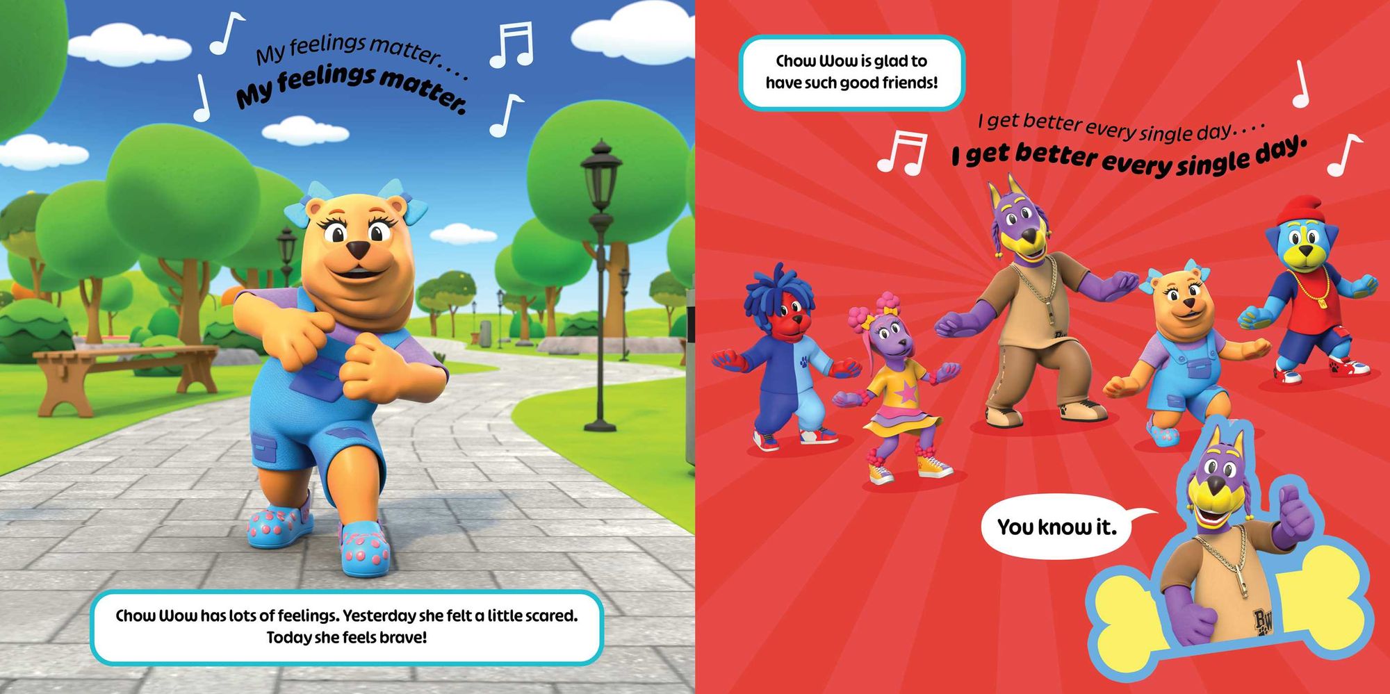 Snoop Dogg's Doggyland: Affirmations Song (A Snoop Dogg Doggyland Cased Board Book for Kids)