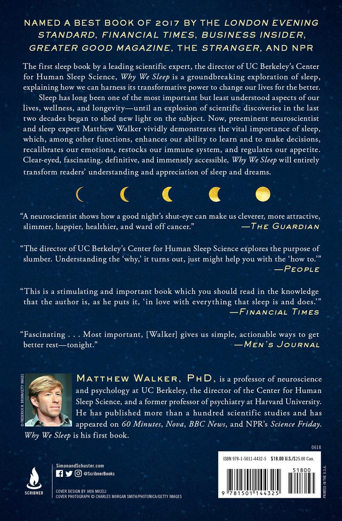 Why We Sleep: Unlocking the Power of Sleep and Dreams