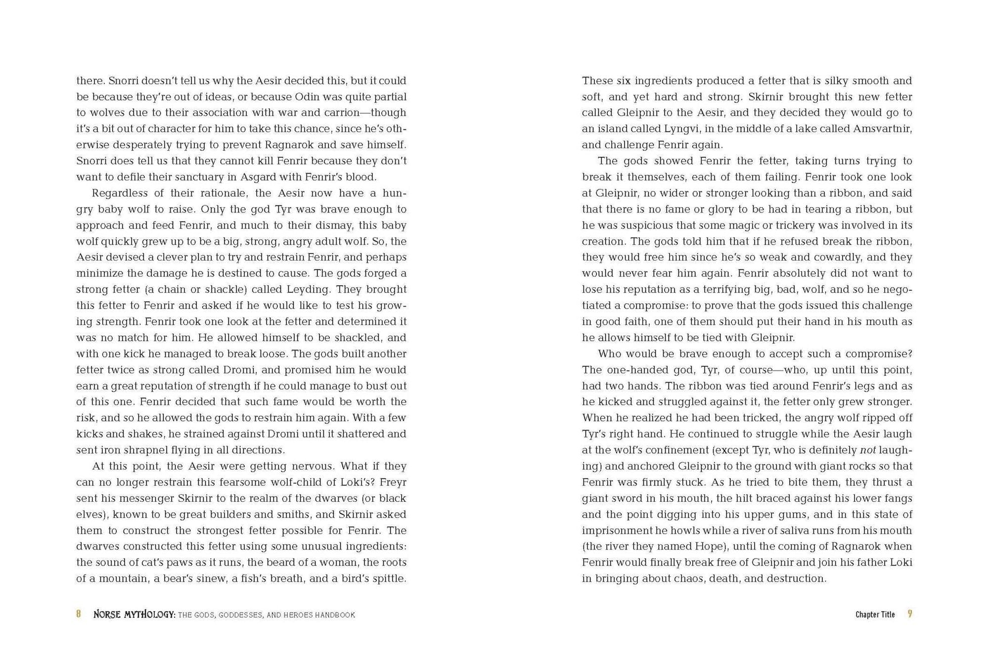 Norse Mythology: The Gods, Goddesses, and Heroes Handbook: From Vikings to Valkyries, an Epic Who's Who in Old Norse Mythology