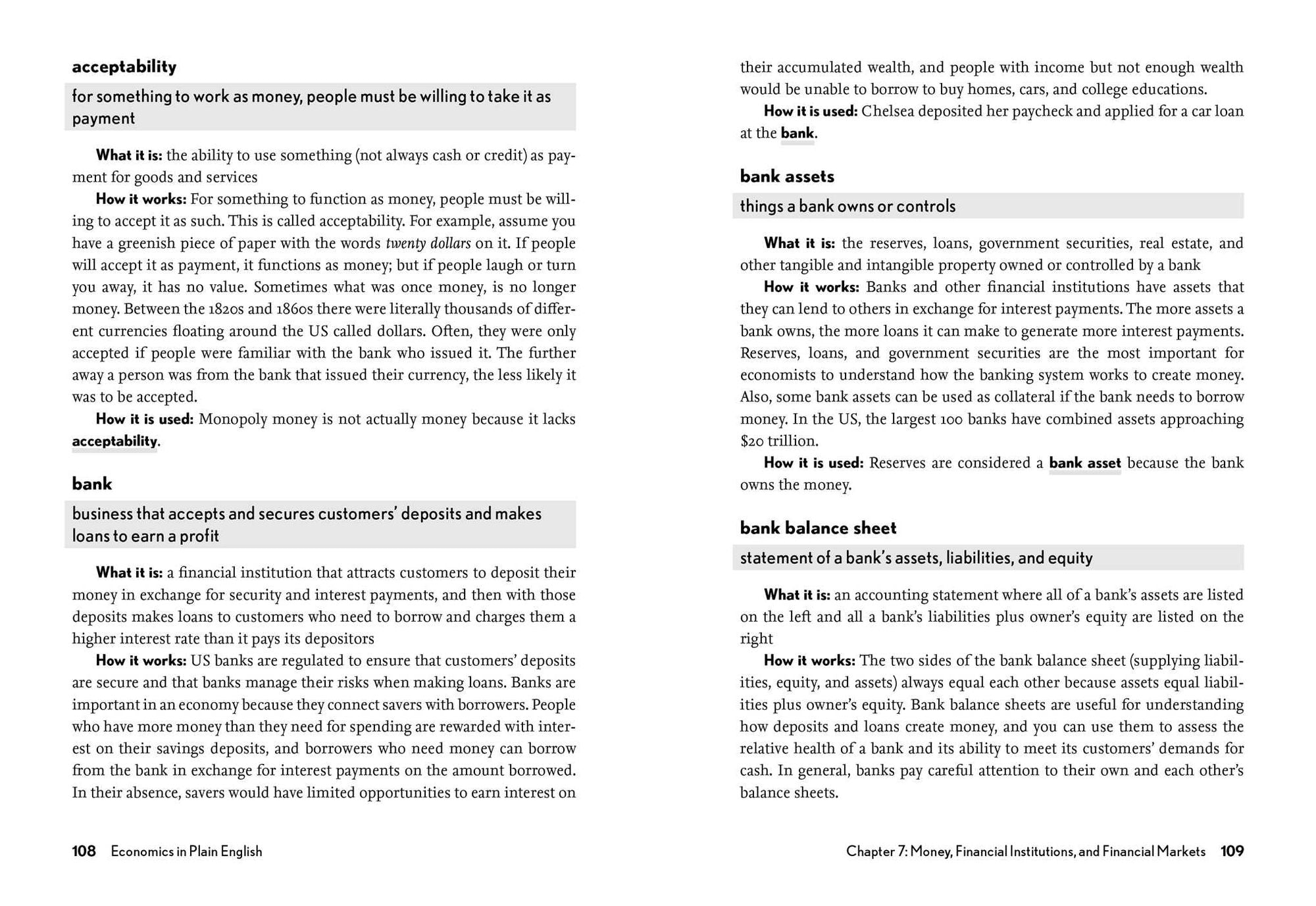 Economics in Plain English: Definitions. Examples. Uses.