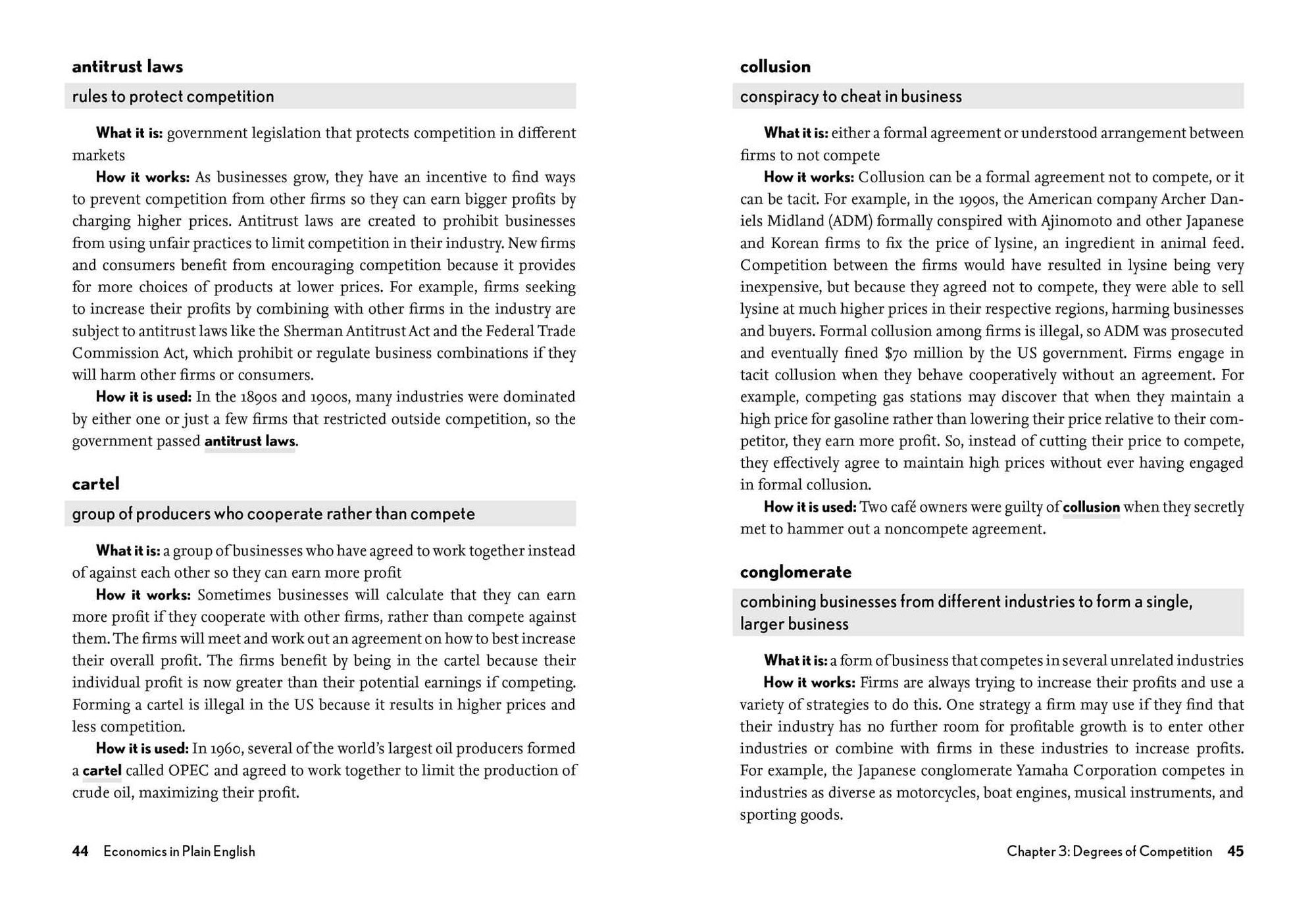 Economics in Plain English: Definitions. Examples. Uses.