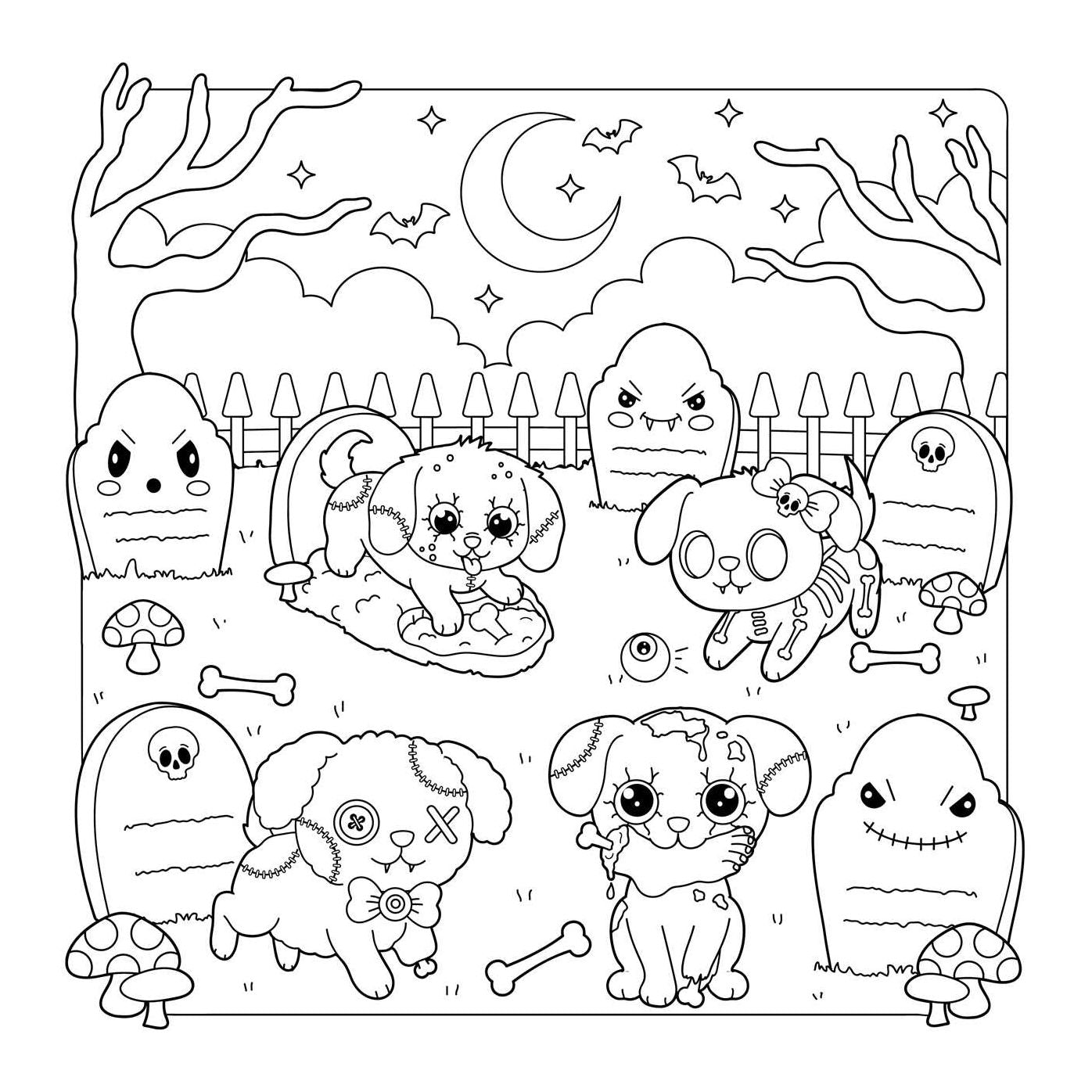 The Creepy Cute Creatures Coloring Book: 30 Pretty Scary Animal Coloring Pages for Wildly Adorable Fun!