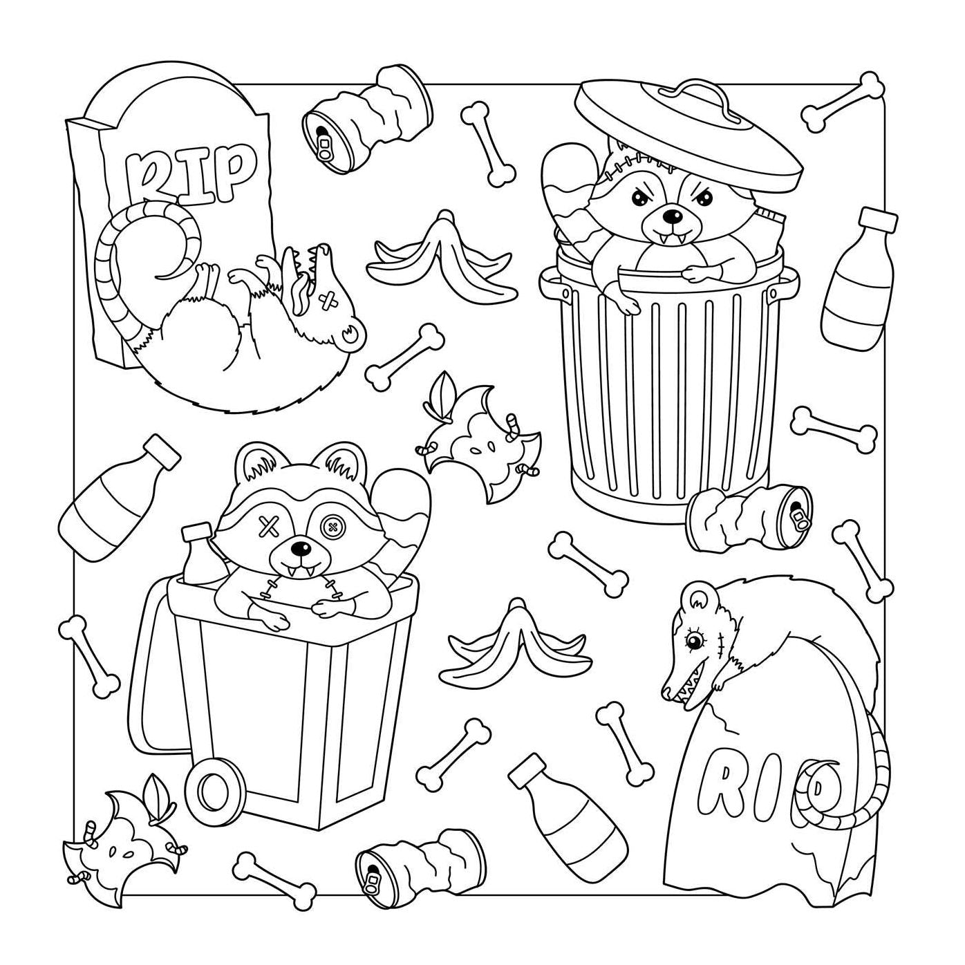 The Creepy Cute Creatures Coloring Book: 30 Pretty Scary Animal Coloring Pages for Wildly Adorable Fun!