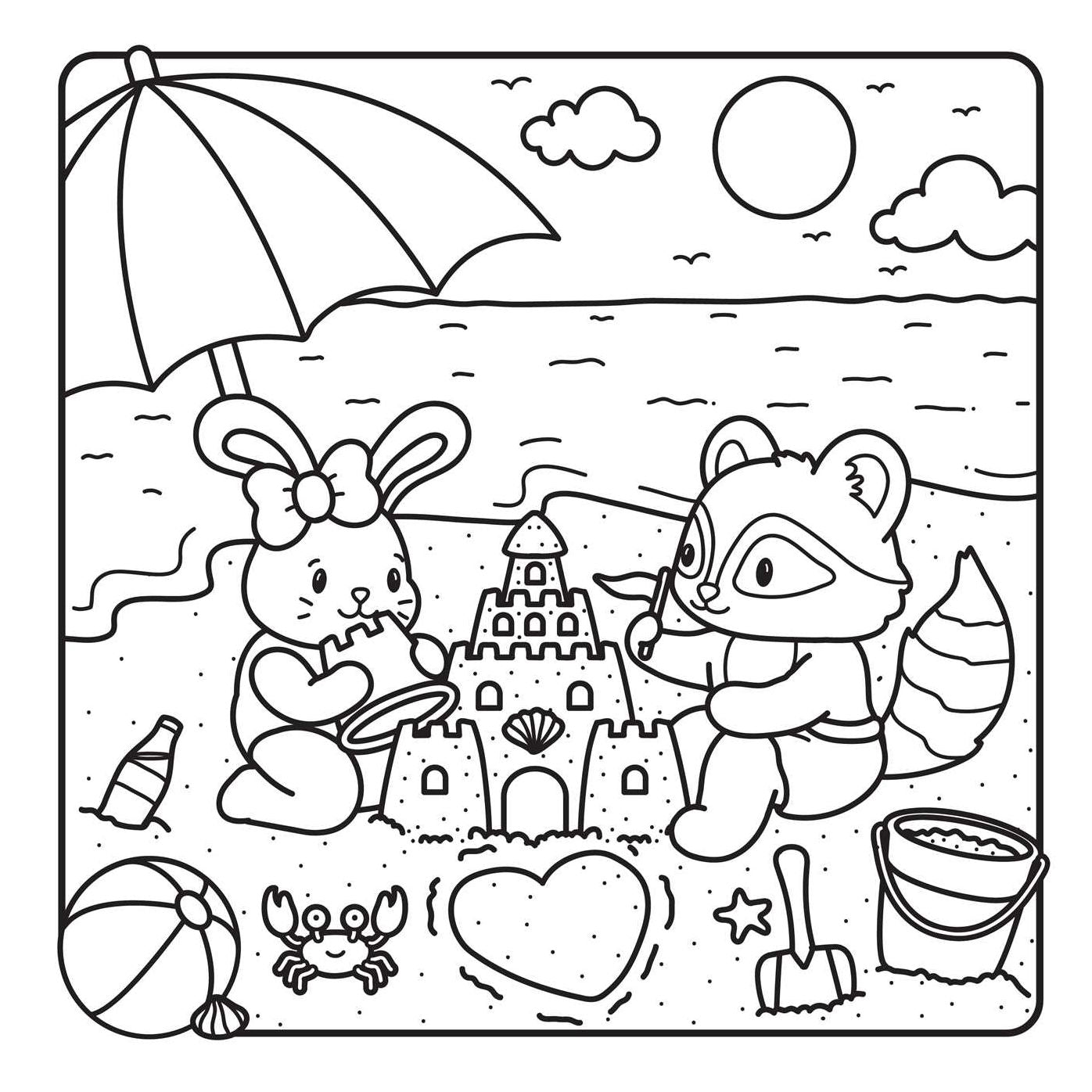 The Heartwarming Love Coloring Book