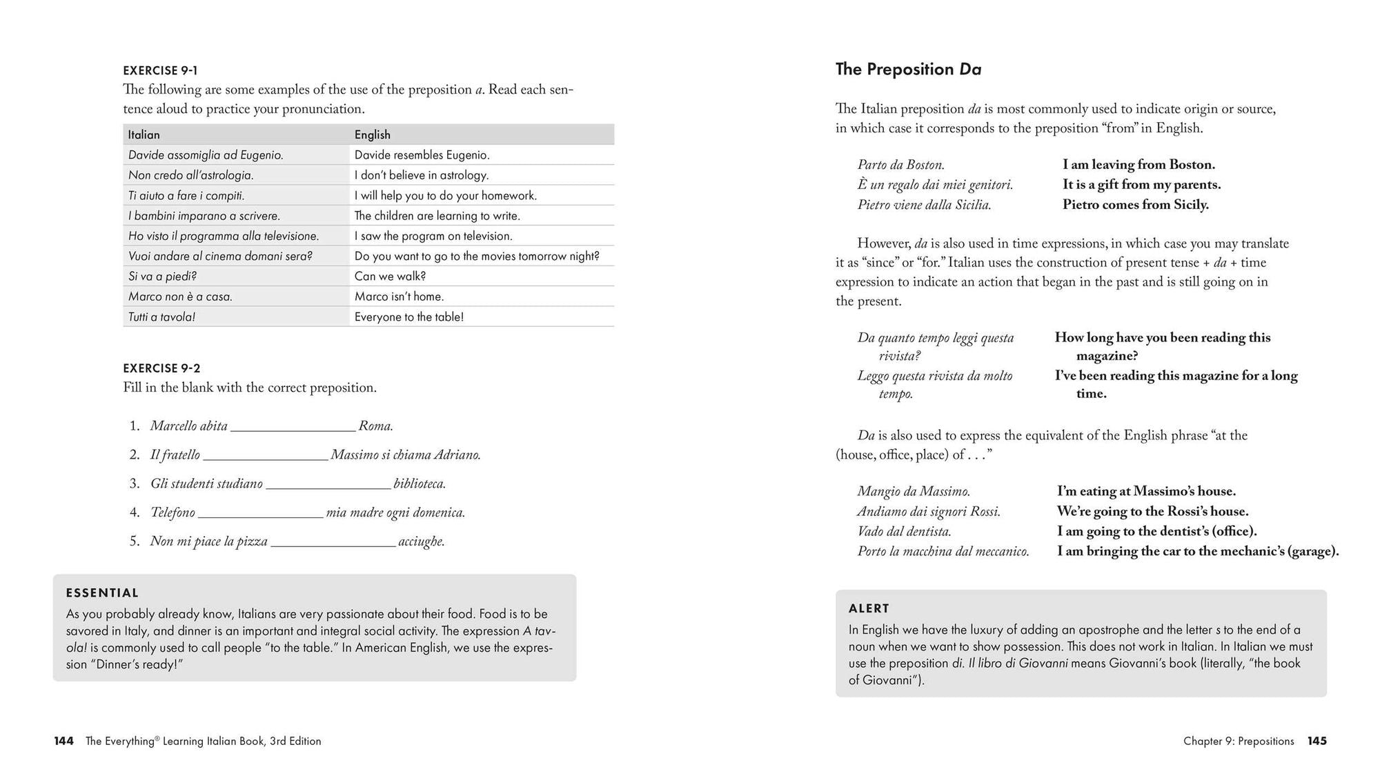 The Everything Learning Italian Book, 3rd Edition: Speak, Write, and Understand Basic Italian in No Time