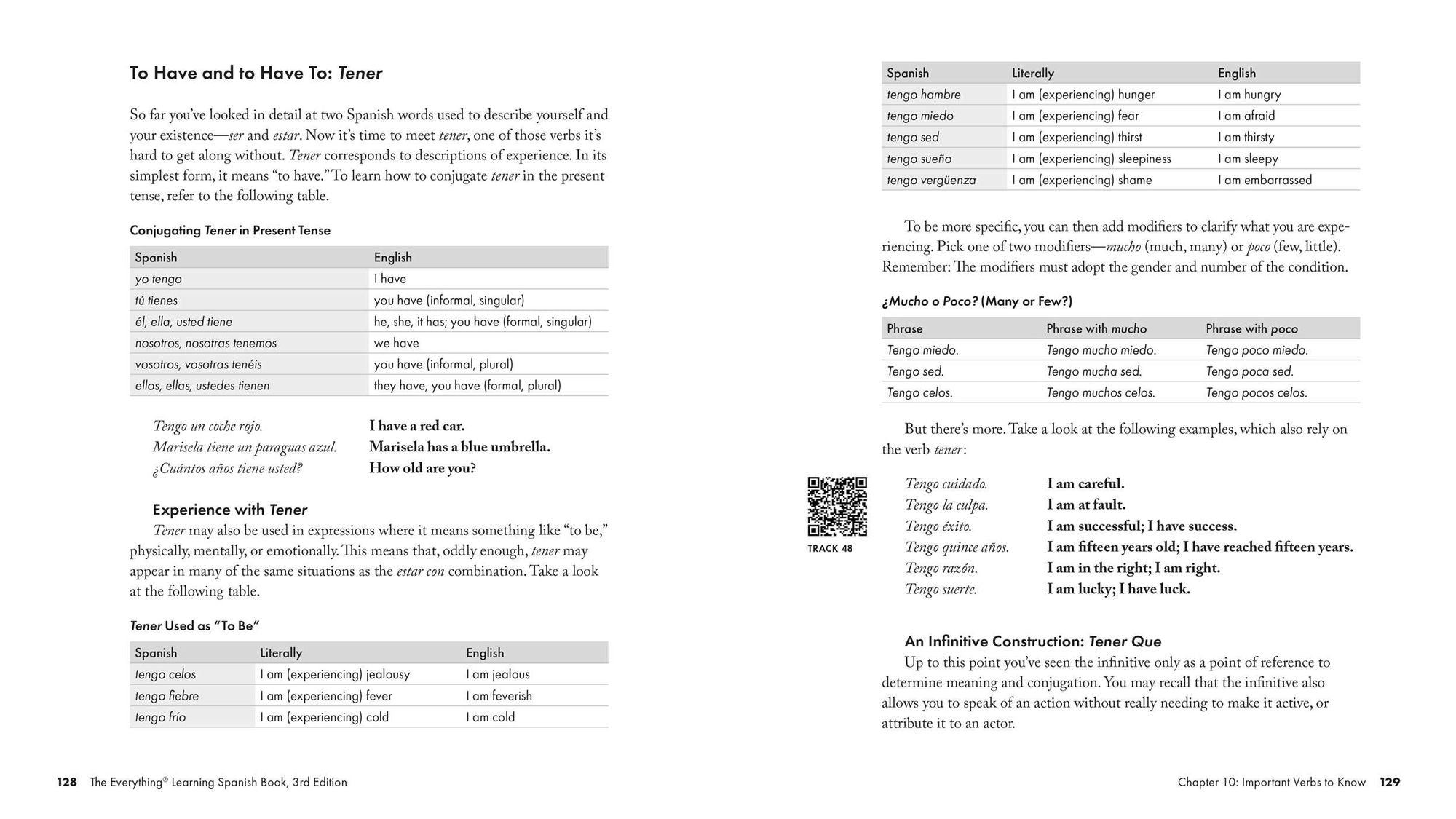 The Everything Learning Spanish Book, 3rd Edition: Speak, Write, and Understand Basic Spanish in No Time