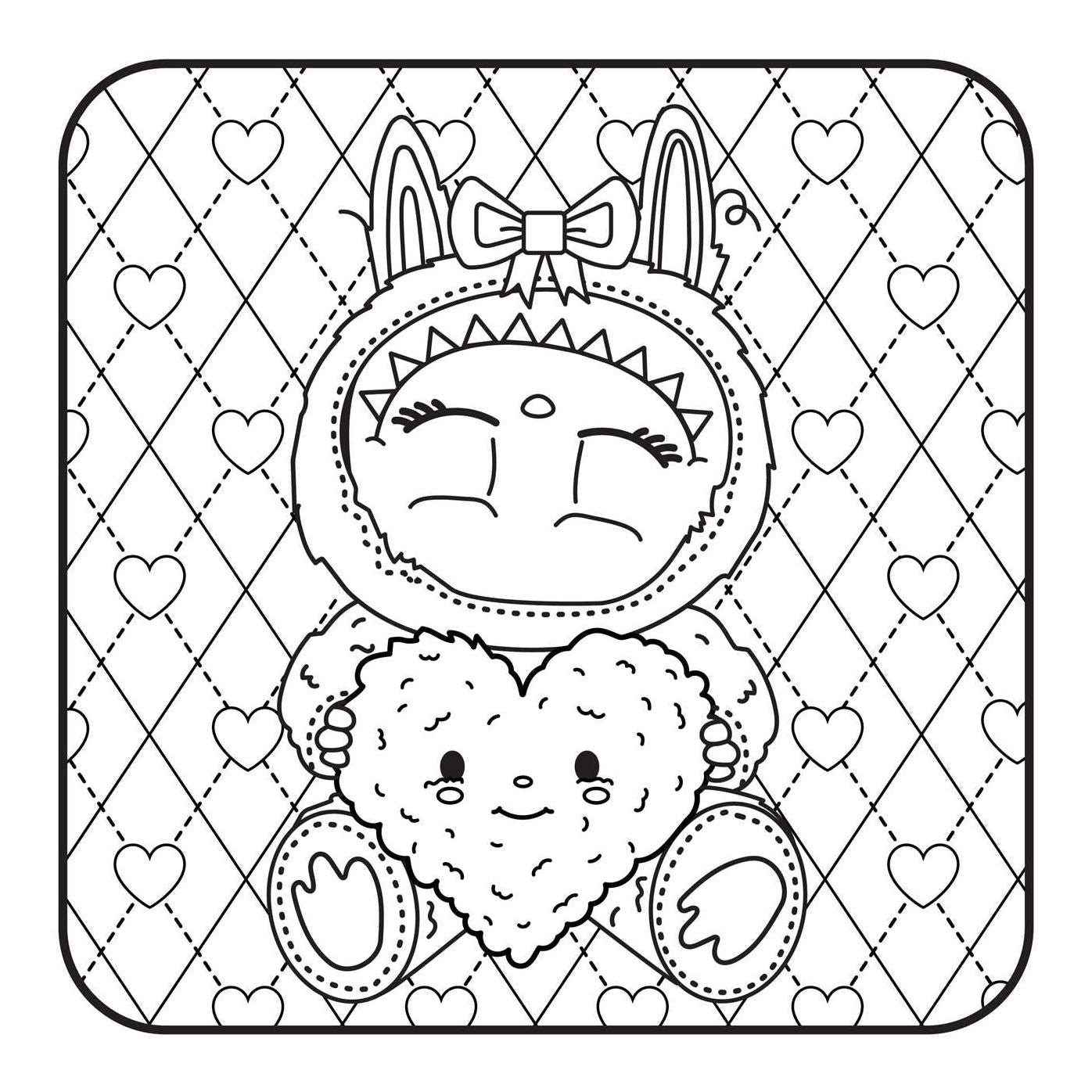 The Lafufu in Love Coloring Book