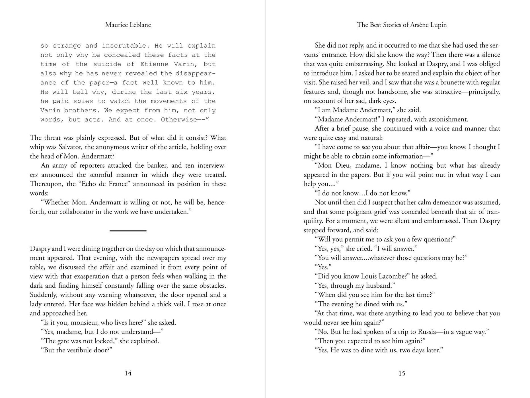 The Best Stories of Arsène Lupin