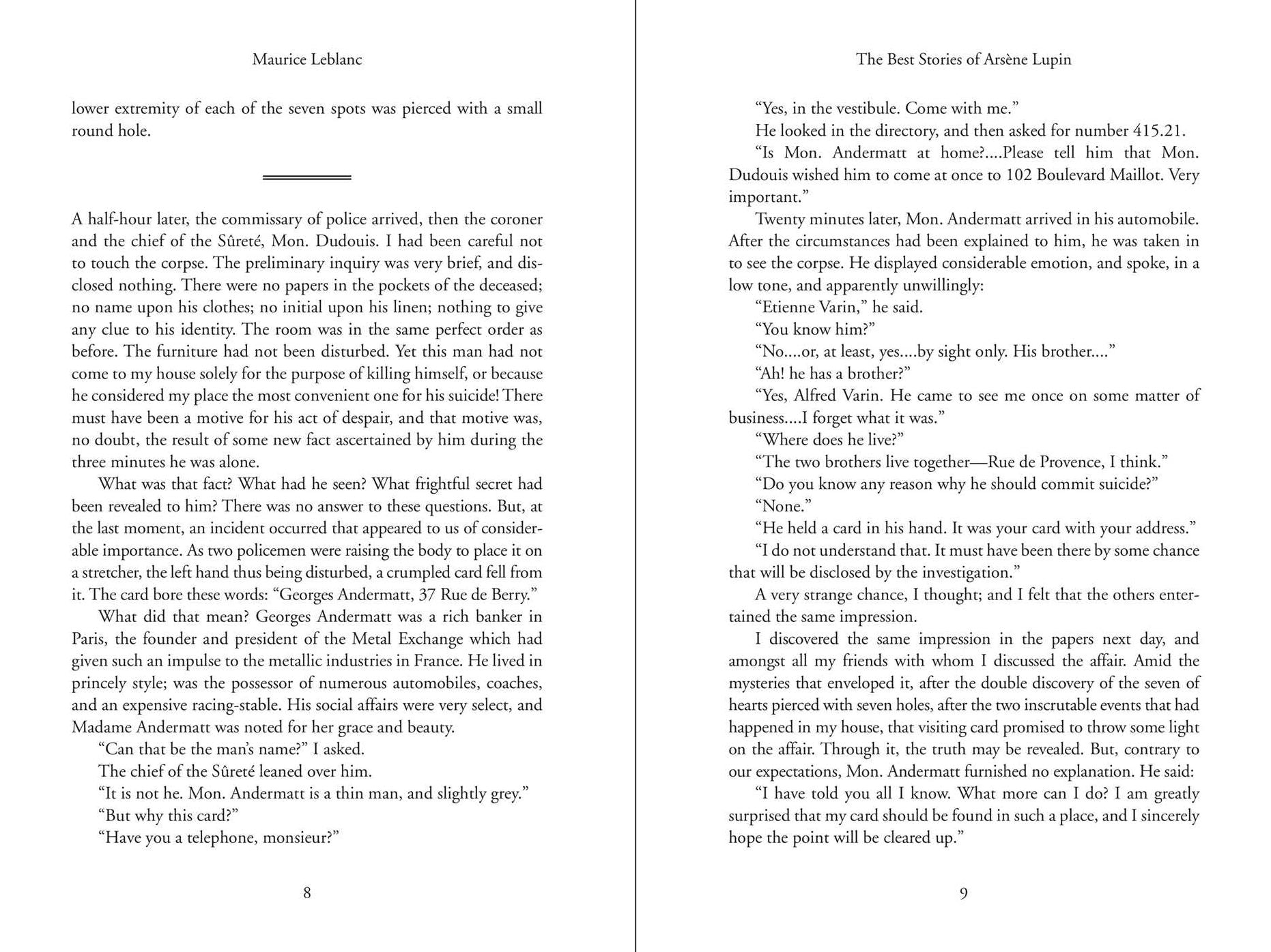 The Best Stories of Arsène Lupin