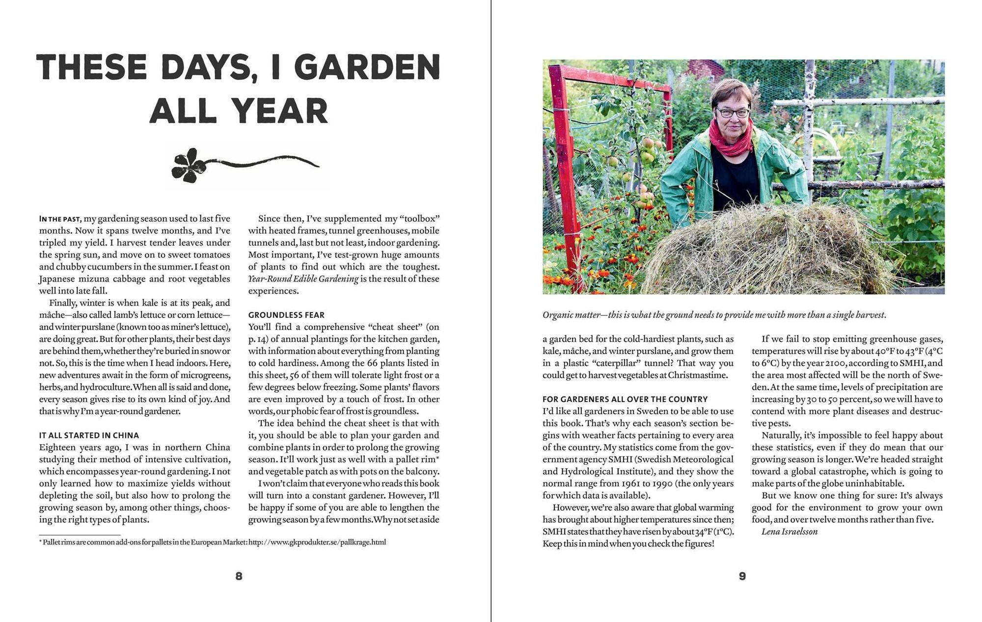 Year-Round Edible Gardening: Growing Vegetables and Herbs, Inside or Outside, in Every Season
