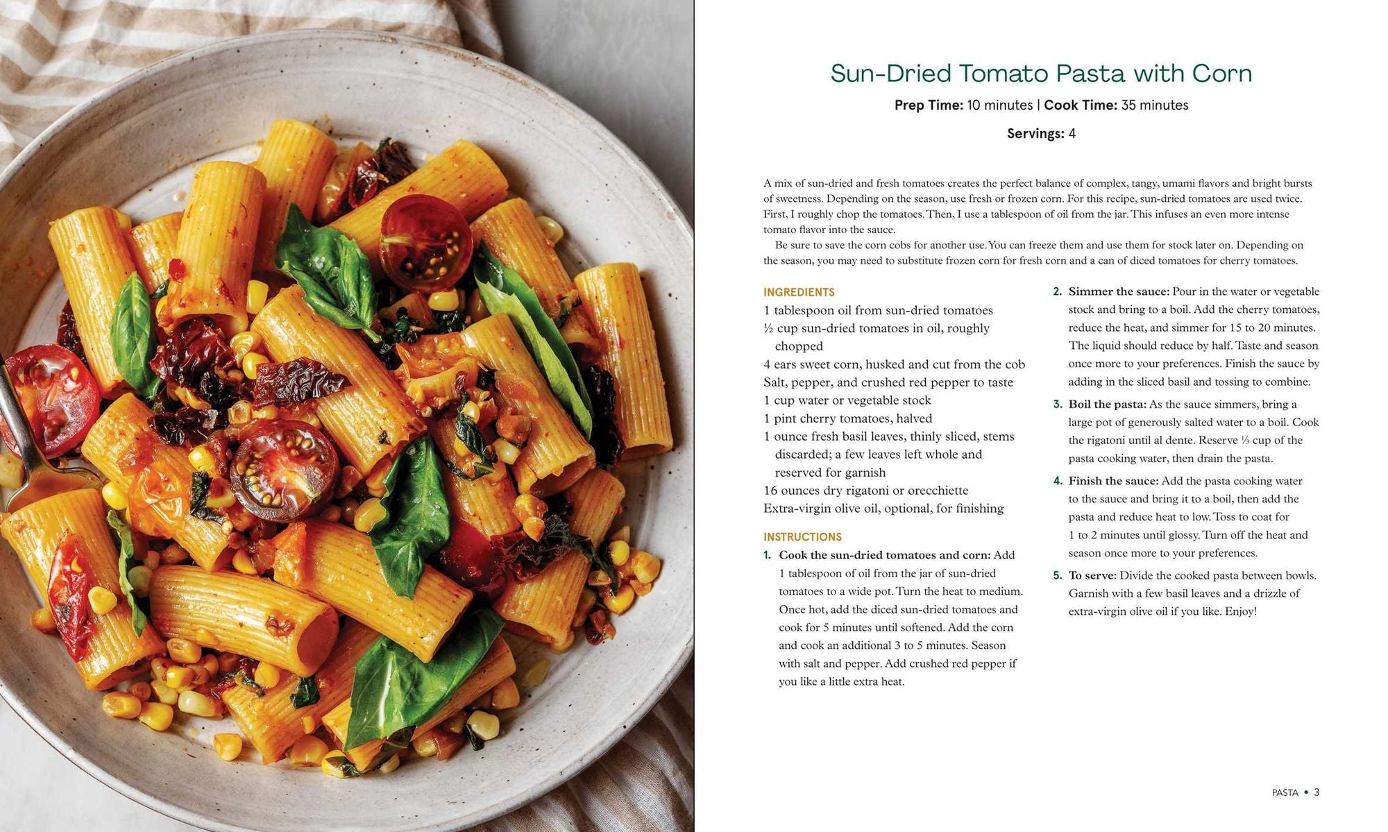 The Plant-Based 5-Ingredient Cookbook: Fast & Flavorful Recipes Made Vegan