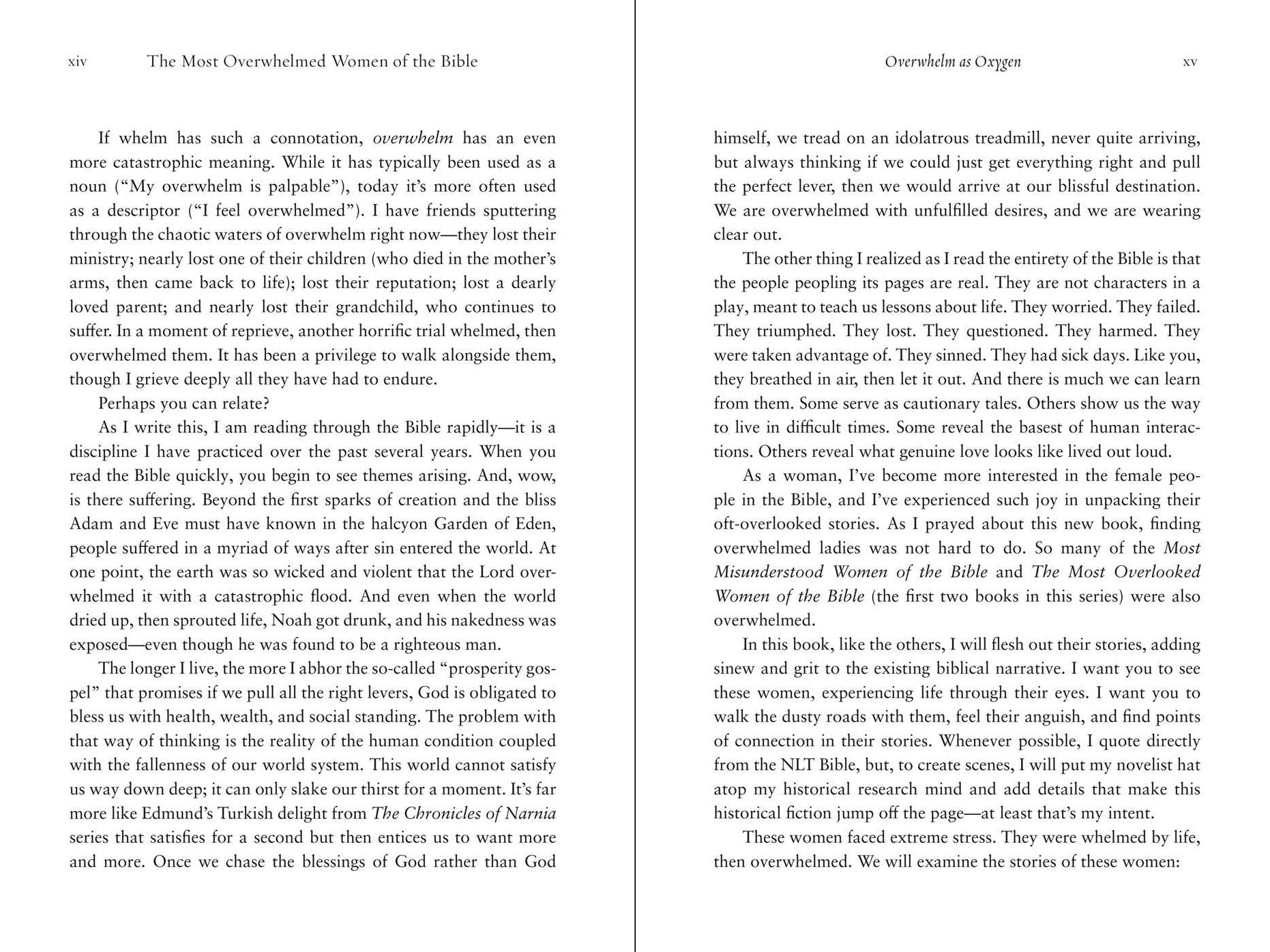 The Most Overwhelmed Women of the Bible: How Their Stories Help Us Find Peace