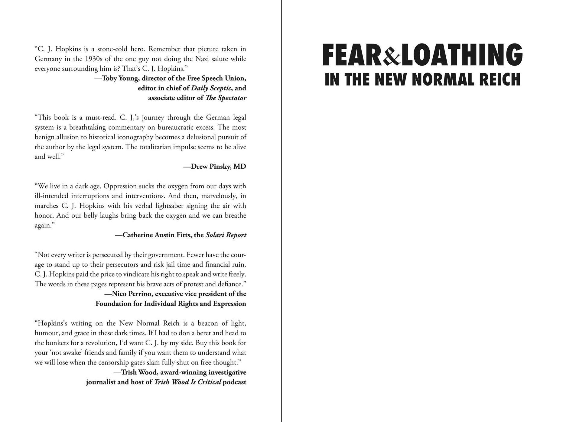 Fear and Loathing in the New Normal Reich: Consent Factory Essays, Vol. IV (2022-2024)
