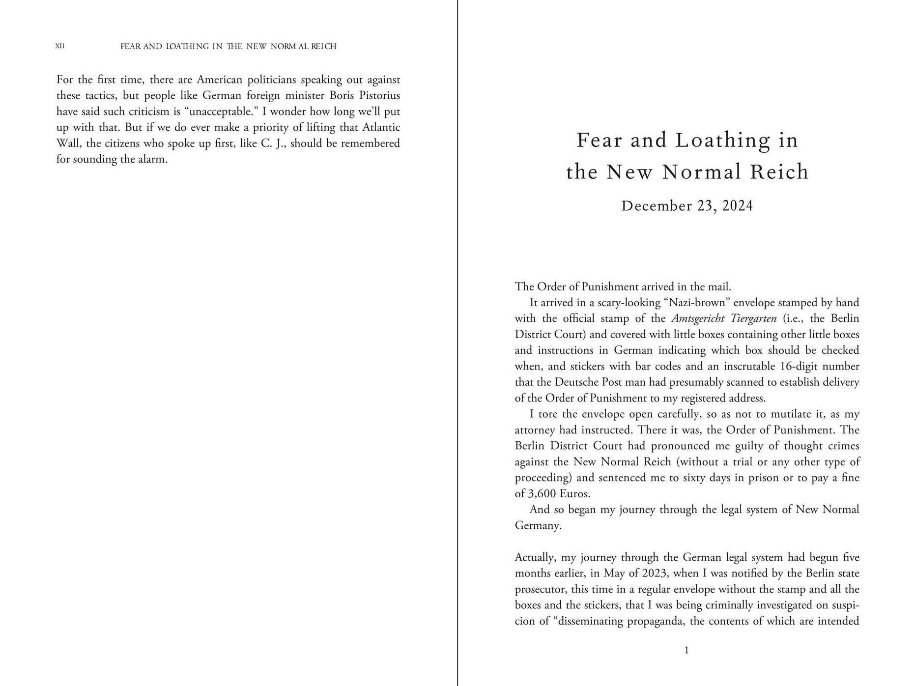Fear and Loathing in the New Normal Reich: Consent Factory Essays, Vol. IV (2022-2024)
