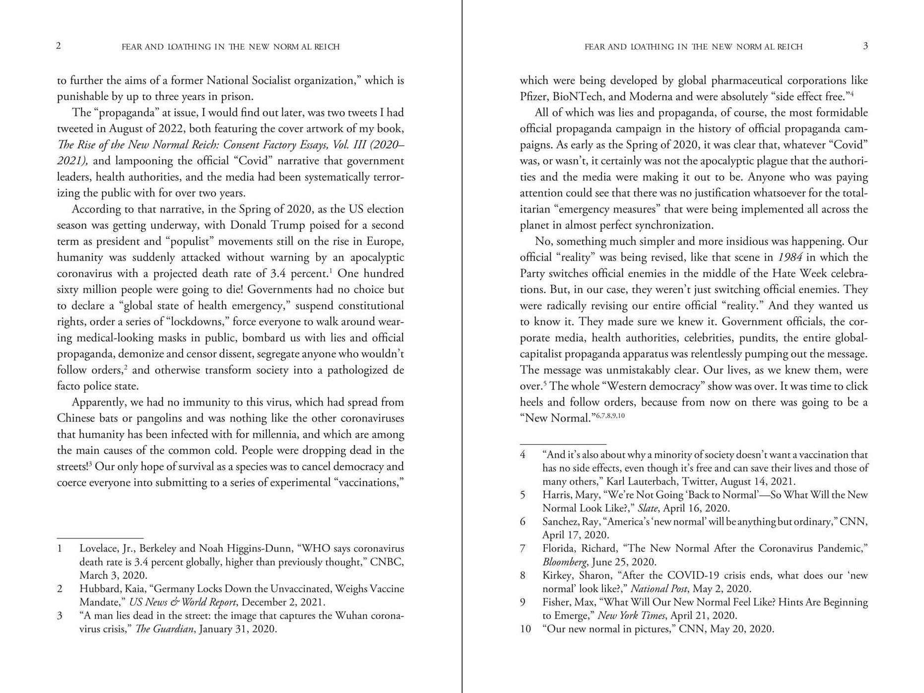 Fear and Loathing in the New Normal Reich: Consent Factory Essays, Vol. IV (2022-2024)