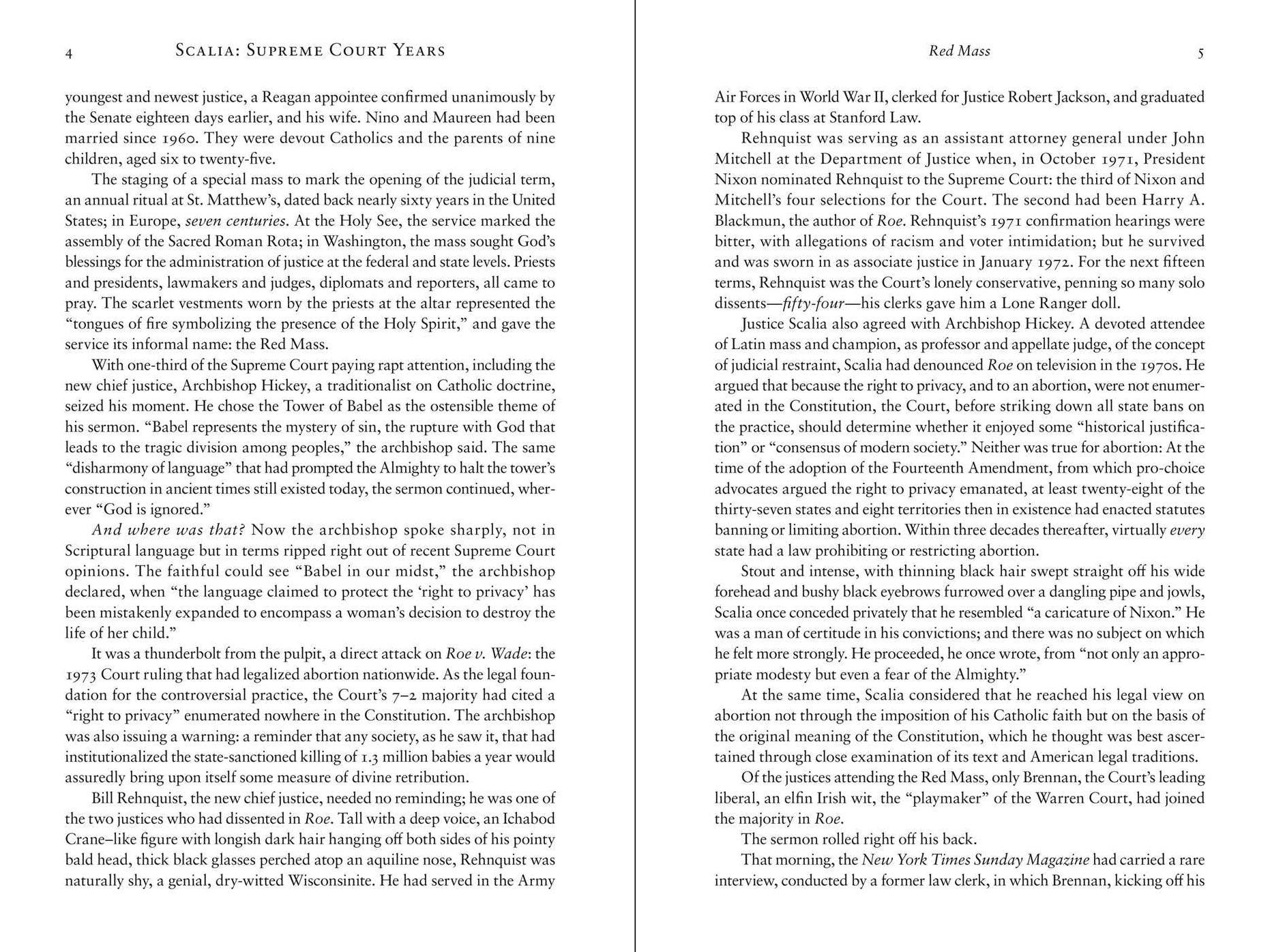 Scalia: Supreme Court Years, 1986 to 2001