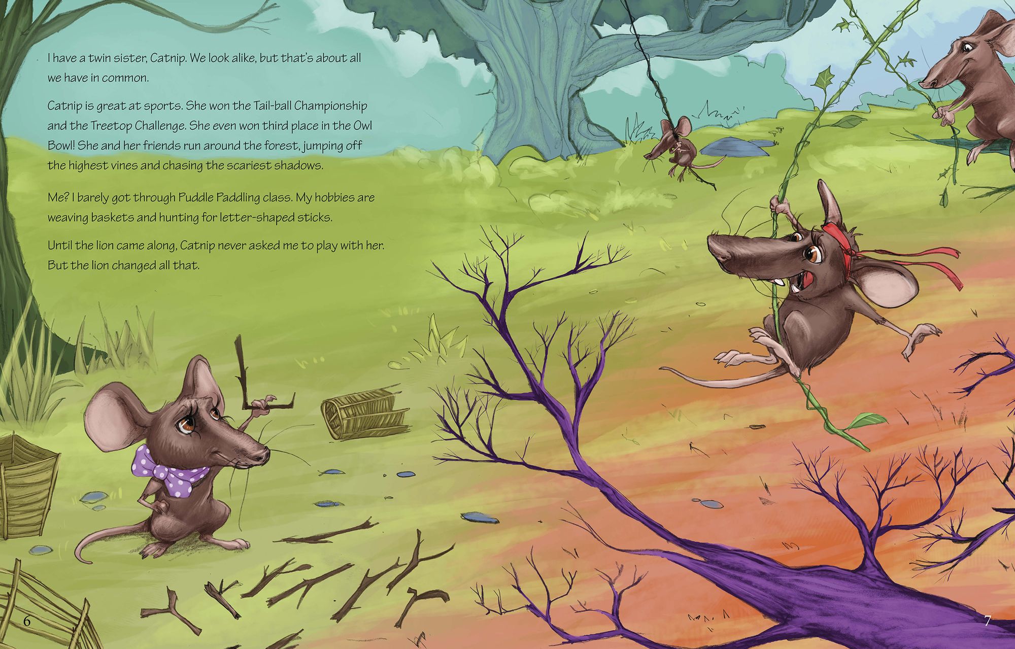 The Lion and the Mouse, Narrated by the Timid But Truthful Mouse