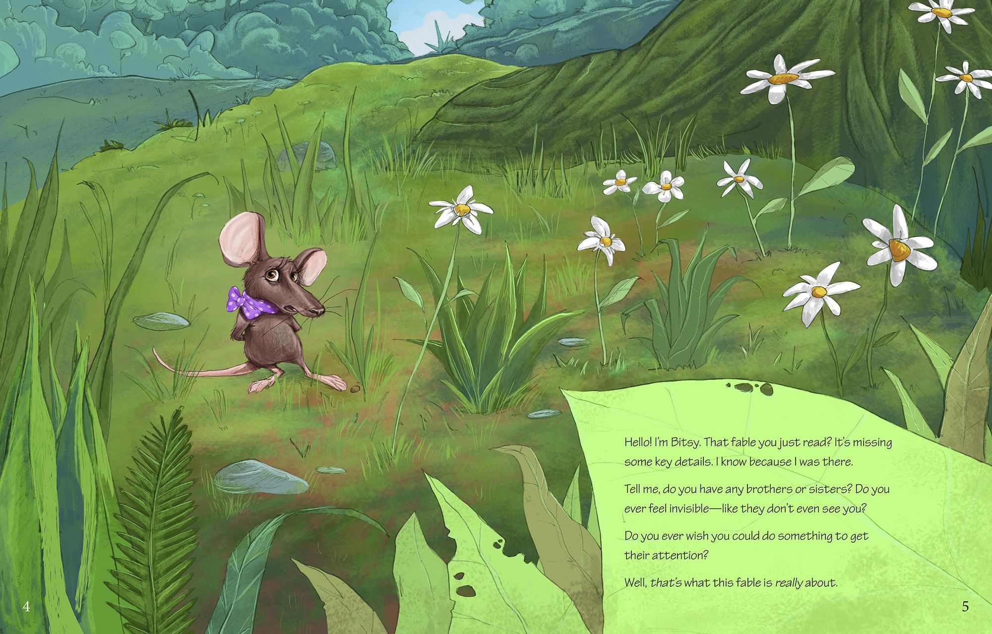 The Lion and the Mouse, Narrated by the Timid But Truthful Mouse