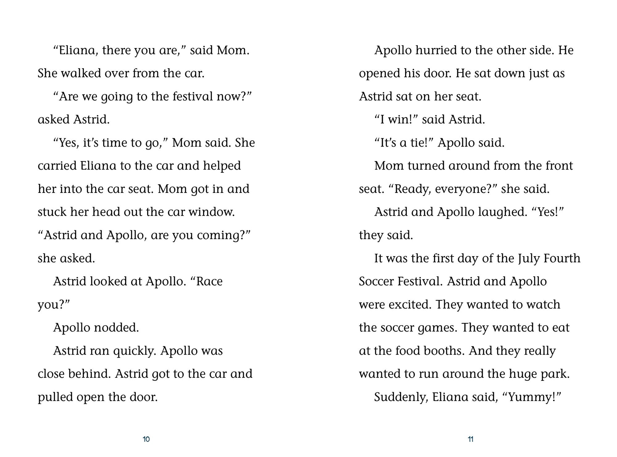 Astrid and Apollo and the Soccer Celebration