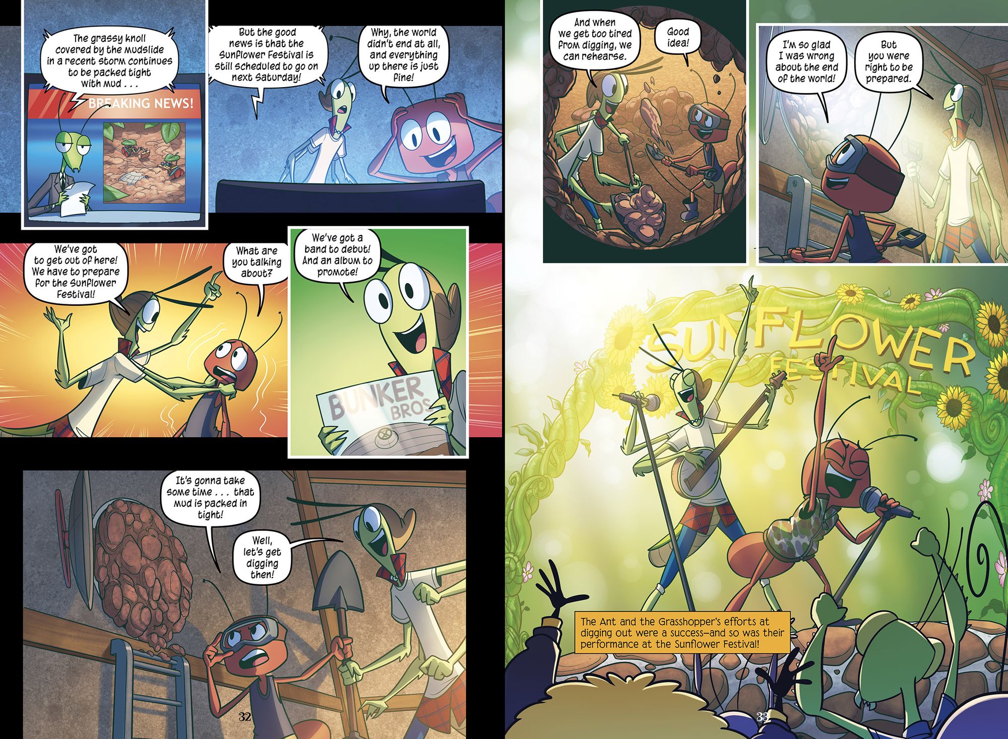 The Grasshopper and the Ant at the End of the World: A Graphic Novel