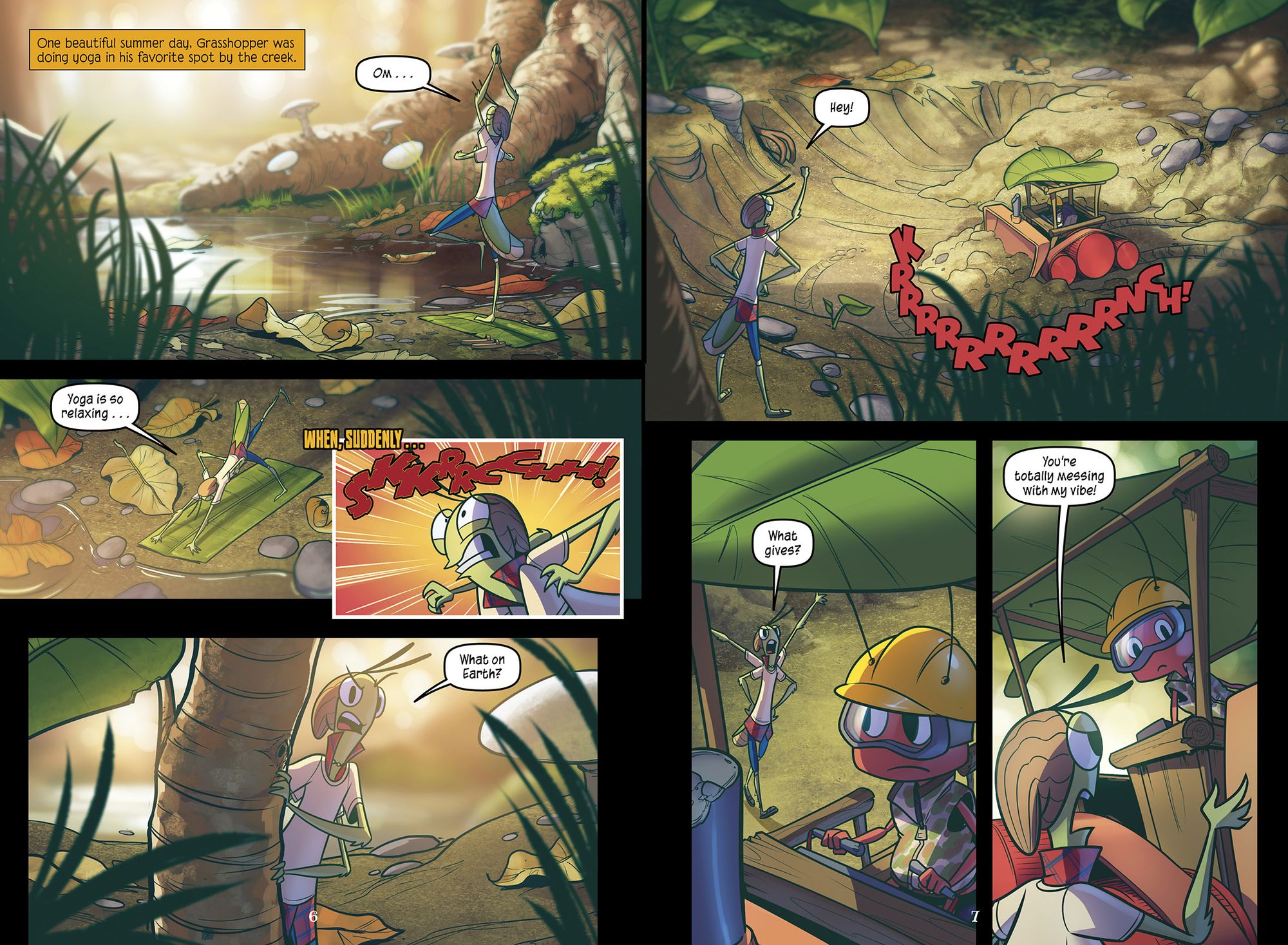 The Grasshopper and the Ant at the End of the World: A Graphic Novel