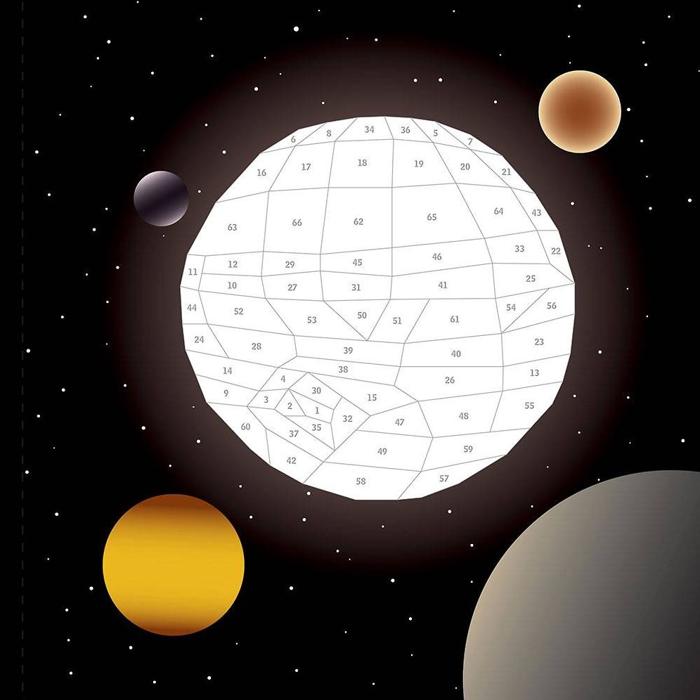 Paint by Sticker Kids: Outer Space: Create 10 Pictures One Sticker at a Time! Includes Glow-in-the-Dark Stickers