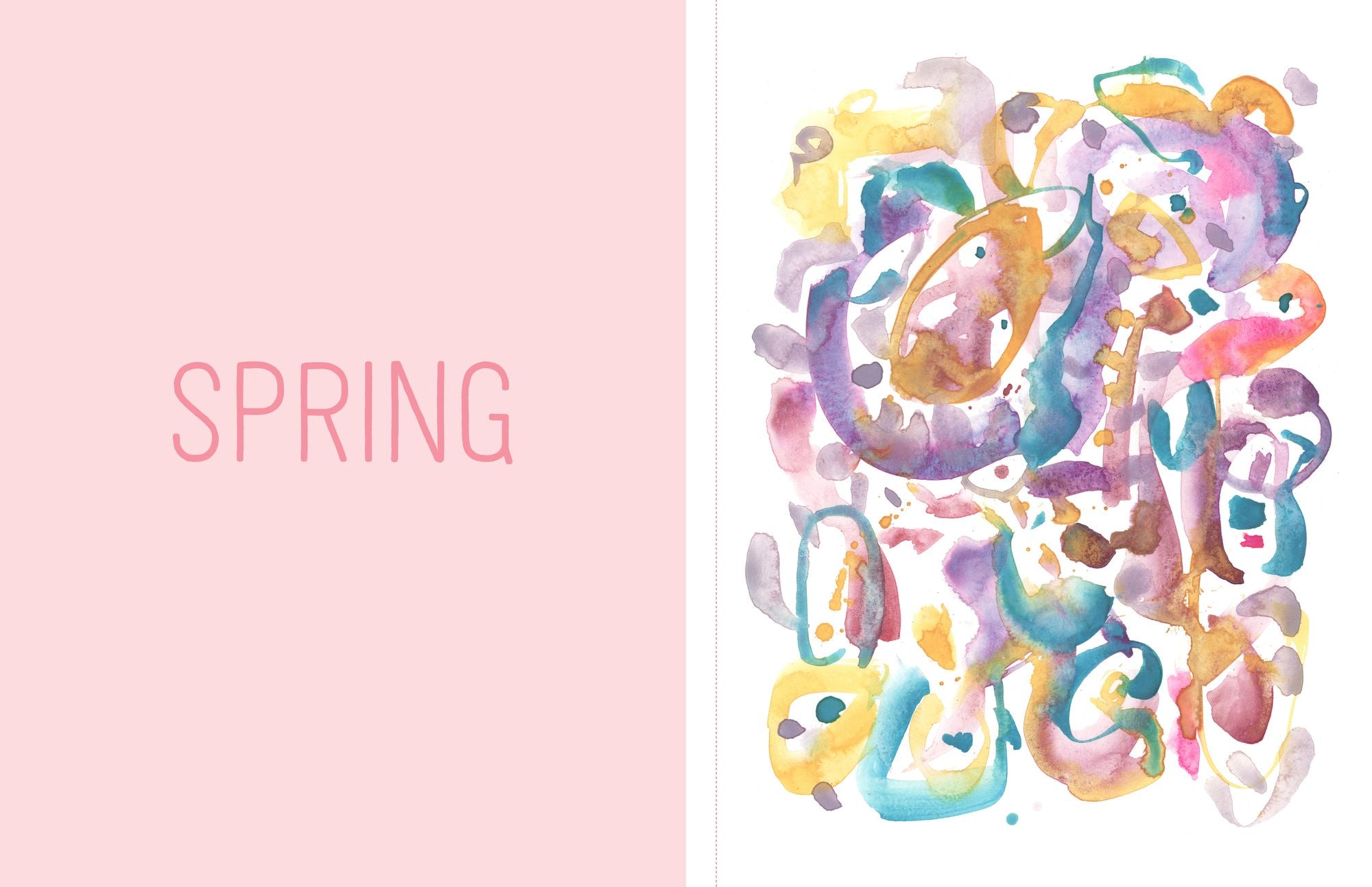 The Reverse Coloring BookT: Through the Seasons: The Book Has the Colors, You Make the Lines