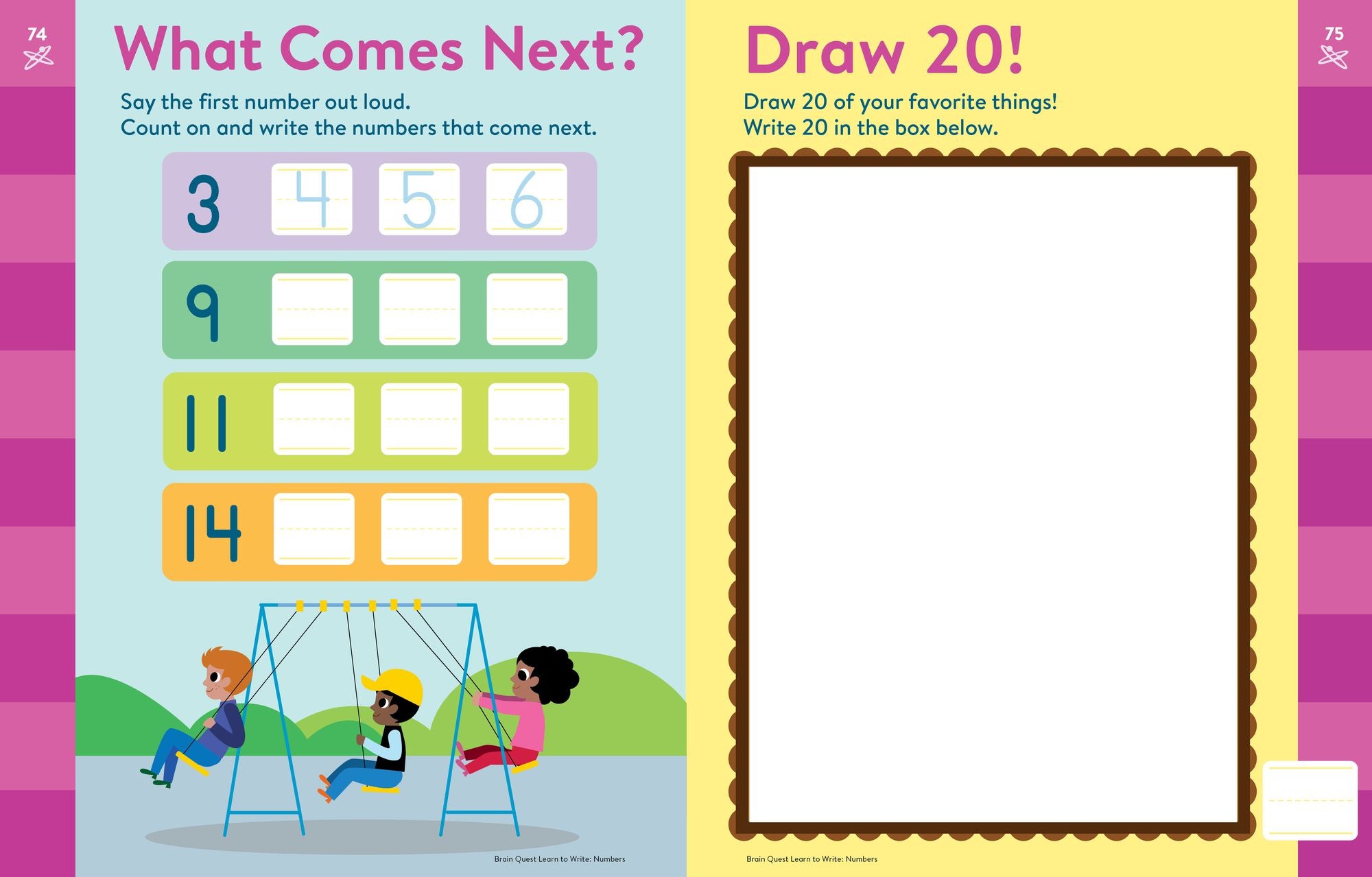 Brain Quest Learn to Write: Numbers